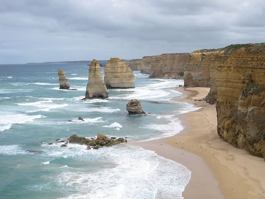 Hd Wallpaper Twelve Apostle At Sunset The Twelve Apostles Long