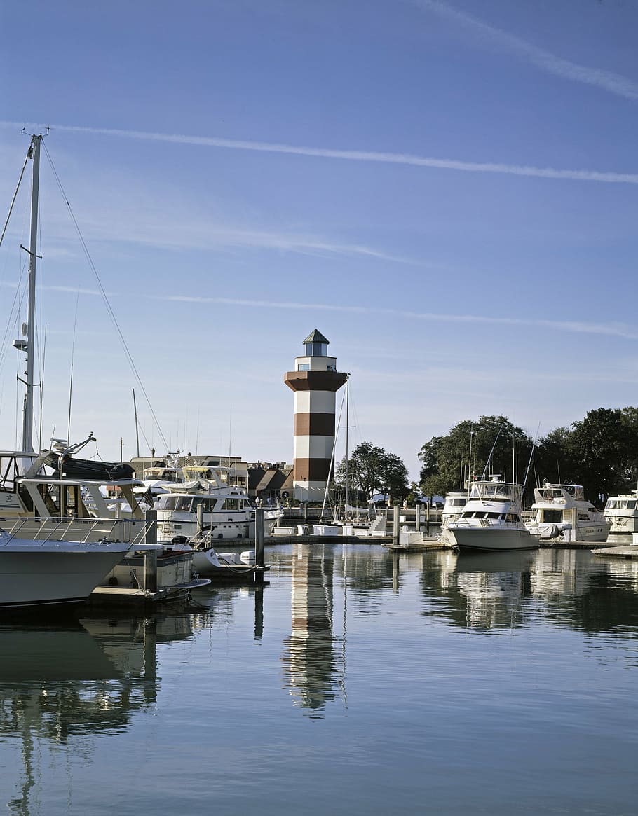 HD Wallpaper Lighthouse Hilton Head South Carolina Harbor Town