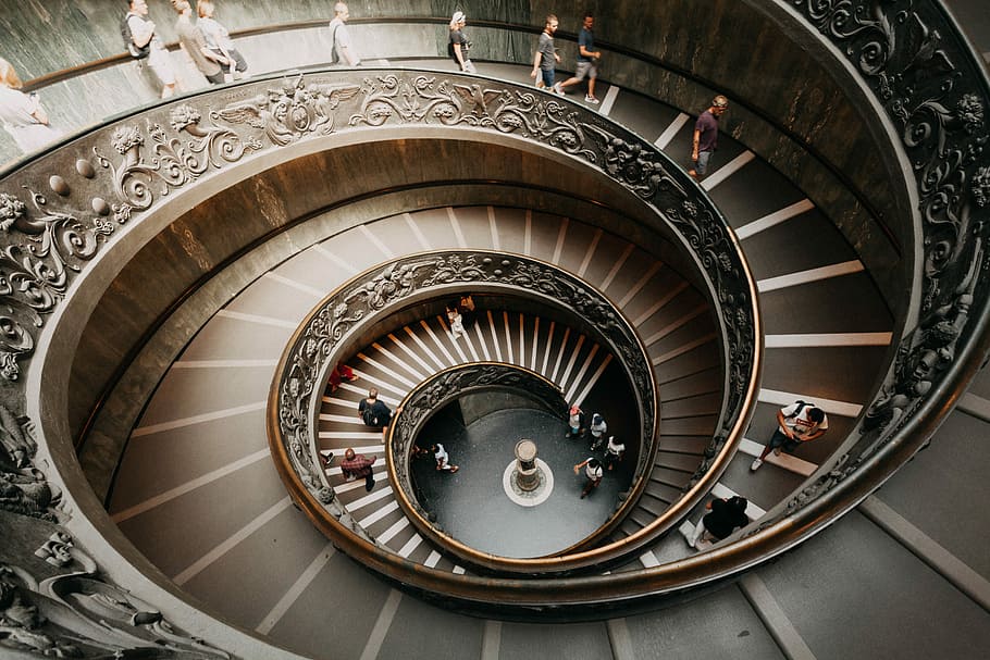 Спиральная Лестница Ватикан