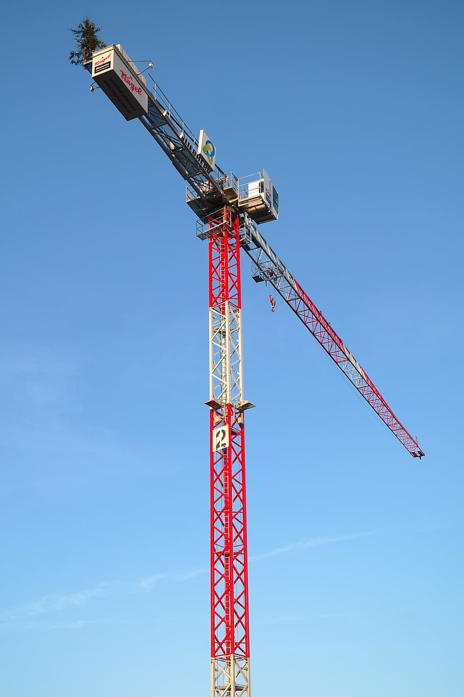 Online Crop HD Wallpaper Baukran Crane Build Site Sky