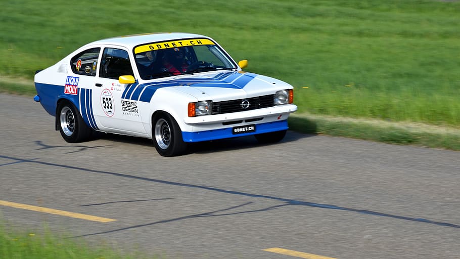 Hd Wallpaper Oldtimer Hillclimb Sports Car Opel Kadett Gte St