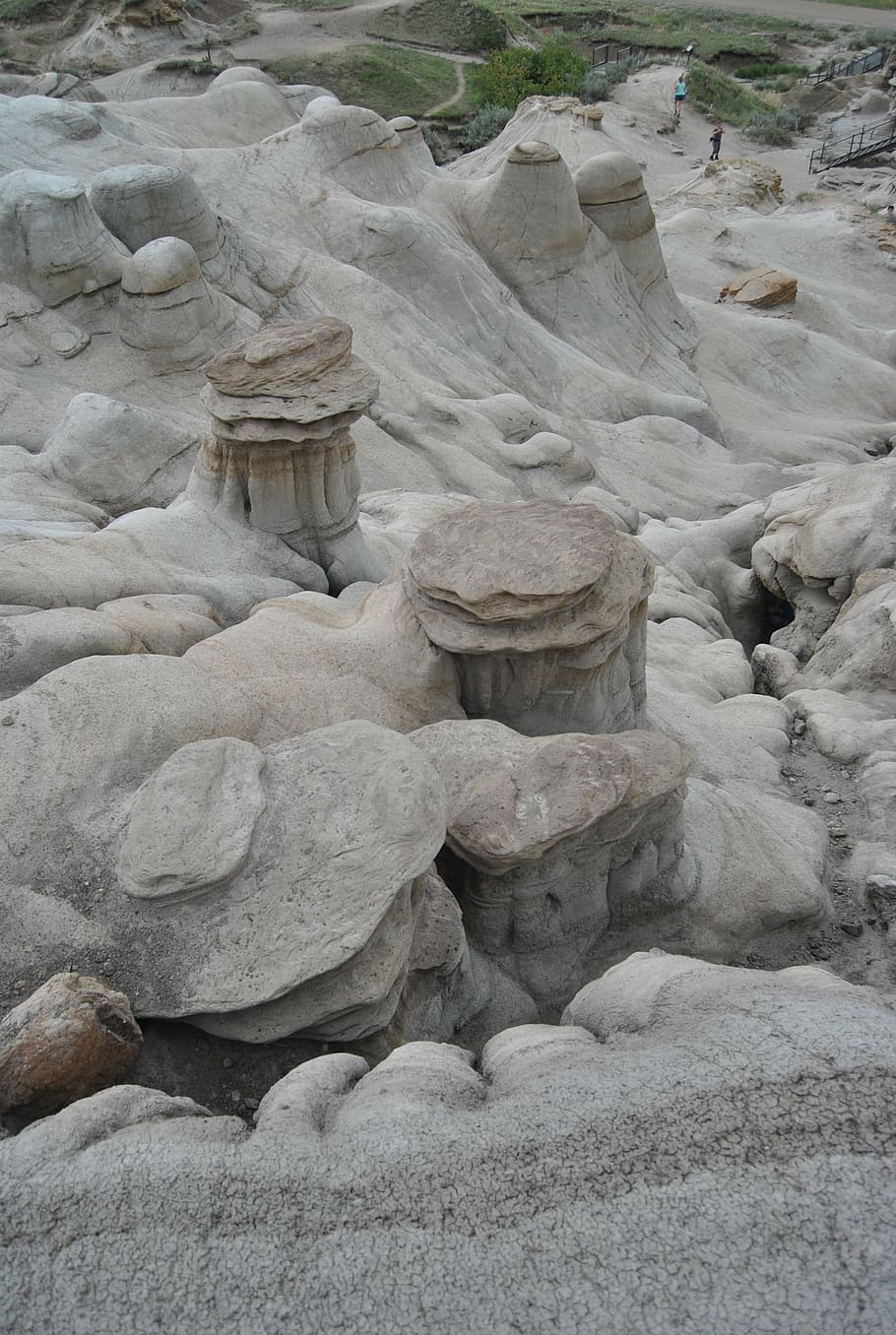 Hd Wallpaper Hoodoo Alberta Drumheller Landscape Rock Desert