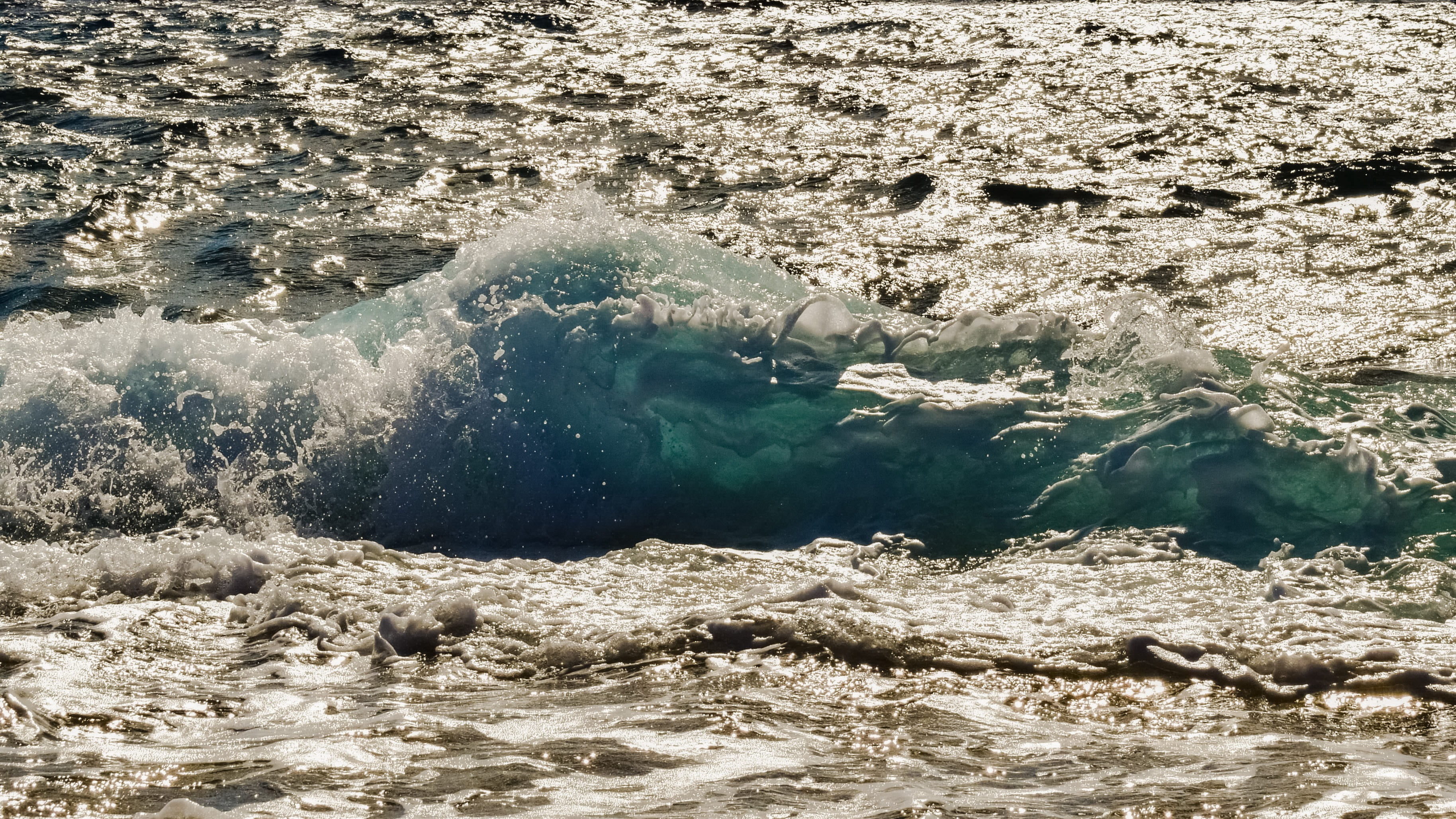 wave, splash, liquid, splashing, light, sunshine, sunlight