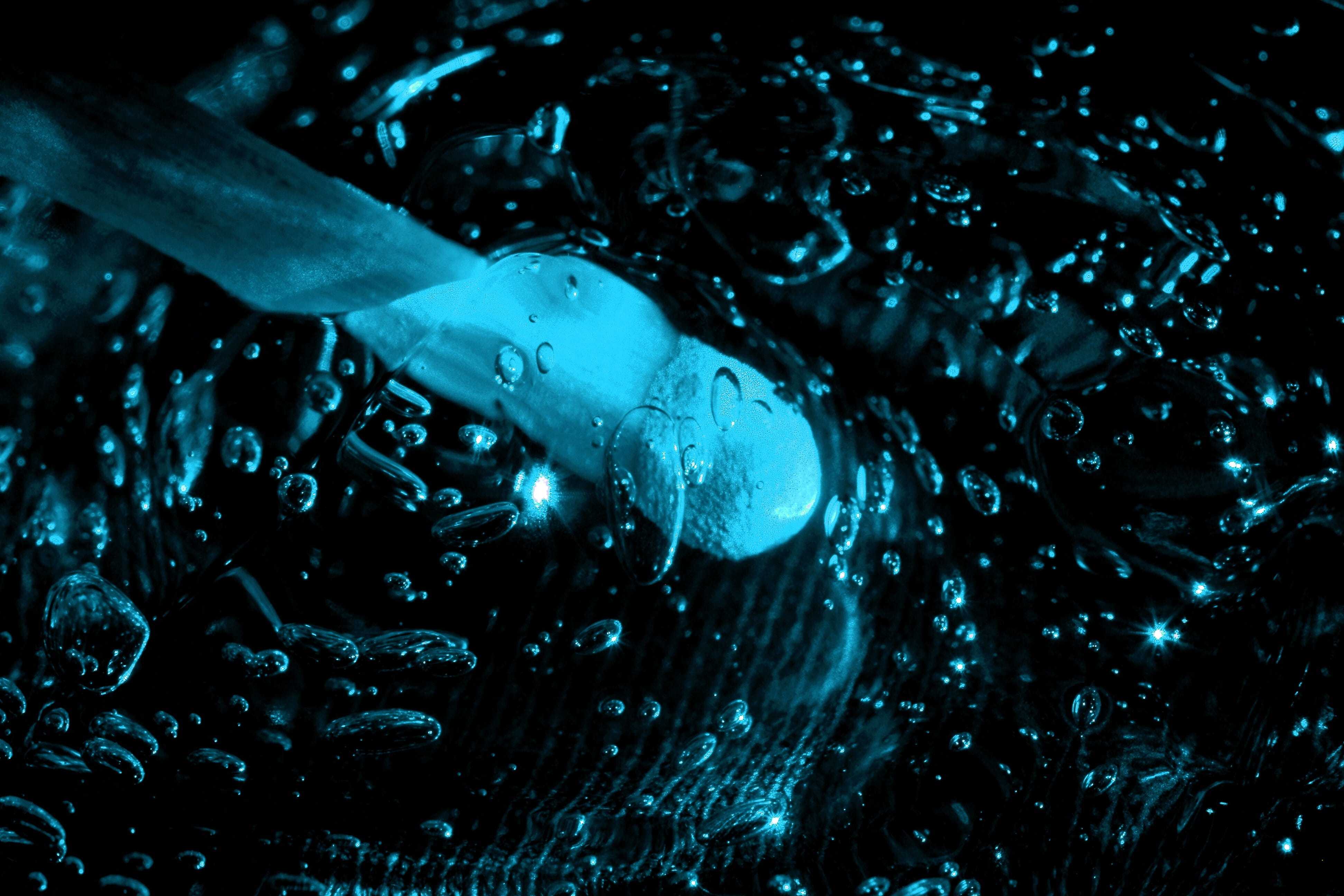 Bubble, Air, Drop, Abstract, blue, pattern, macro, beautiful