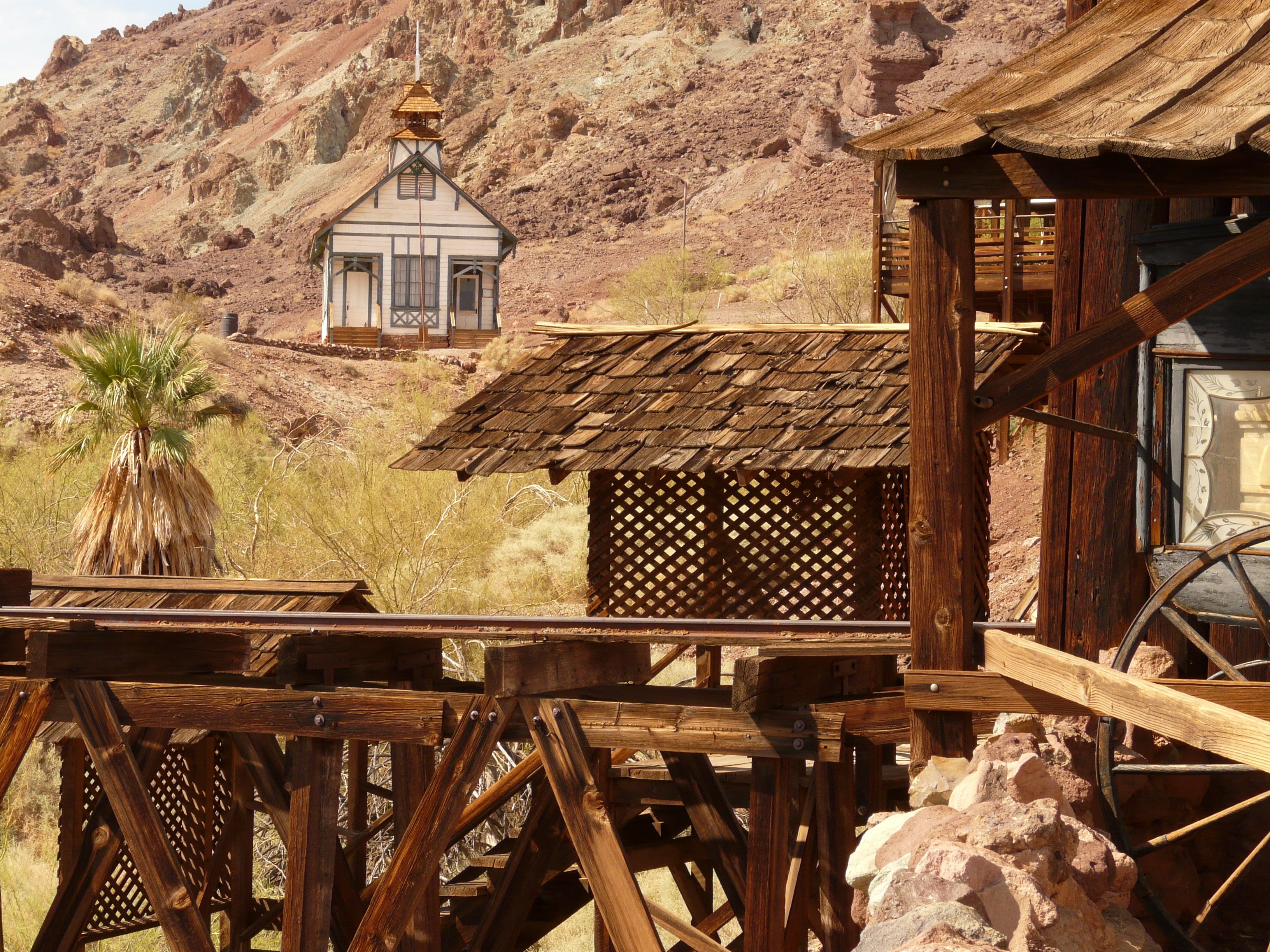 calico, calico ghost town, mojave desert, california, usa, silver mining