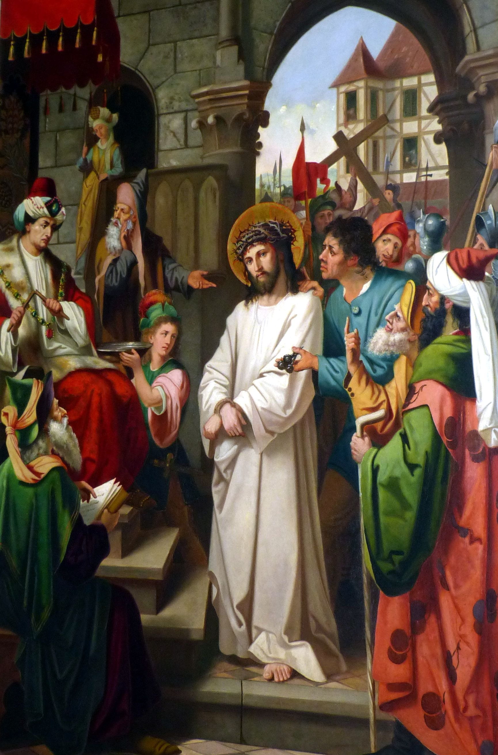 Free download | HD wallpaper: Jesus Christ painting, way of the cross ...