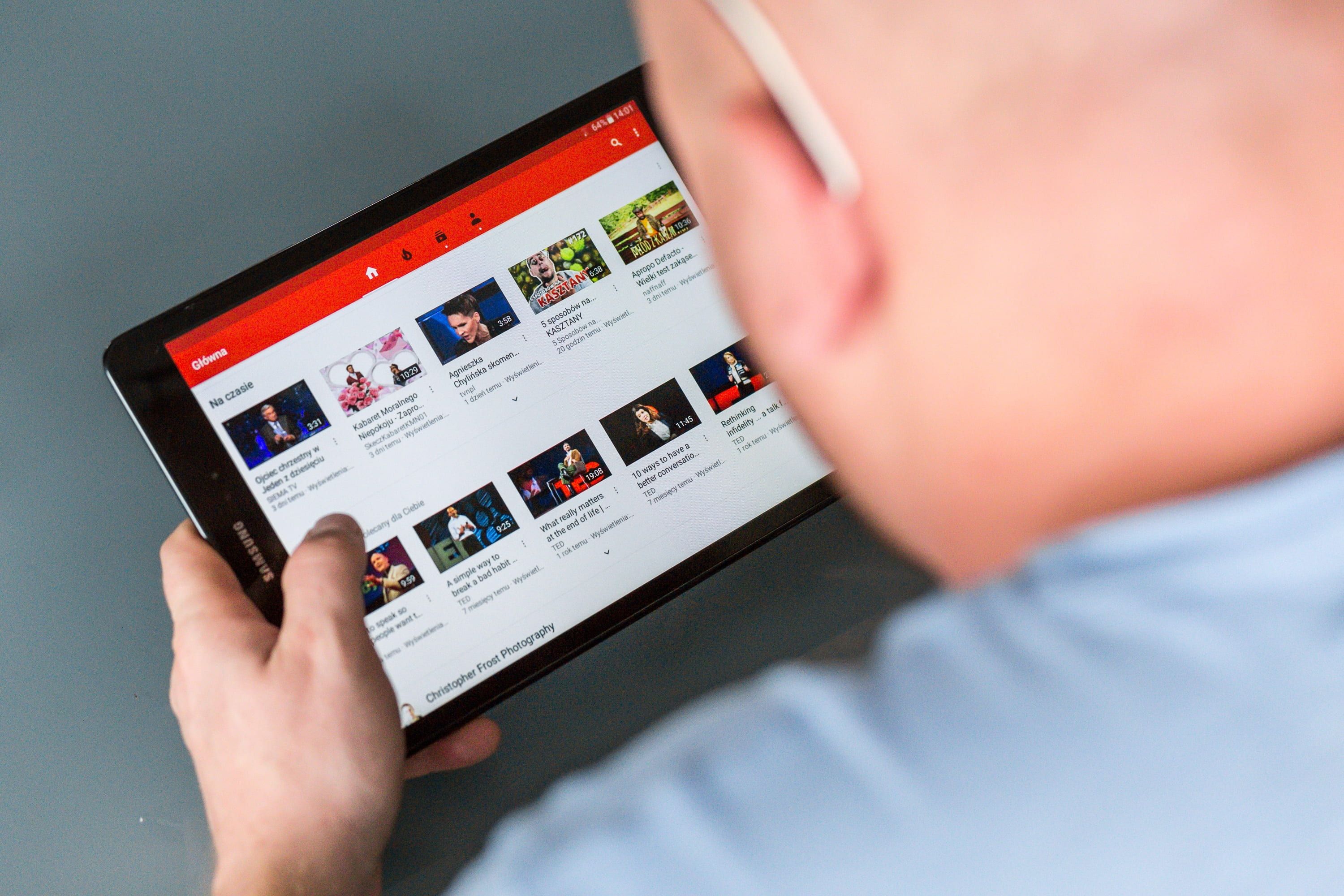 black tablet computer, youtube, android, electronics, communication
