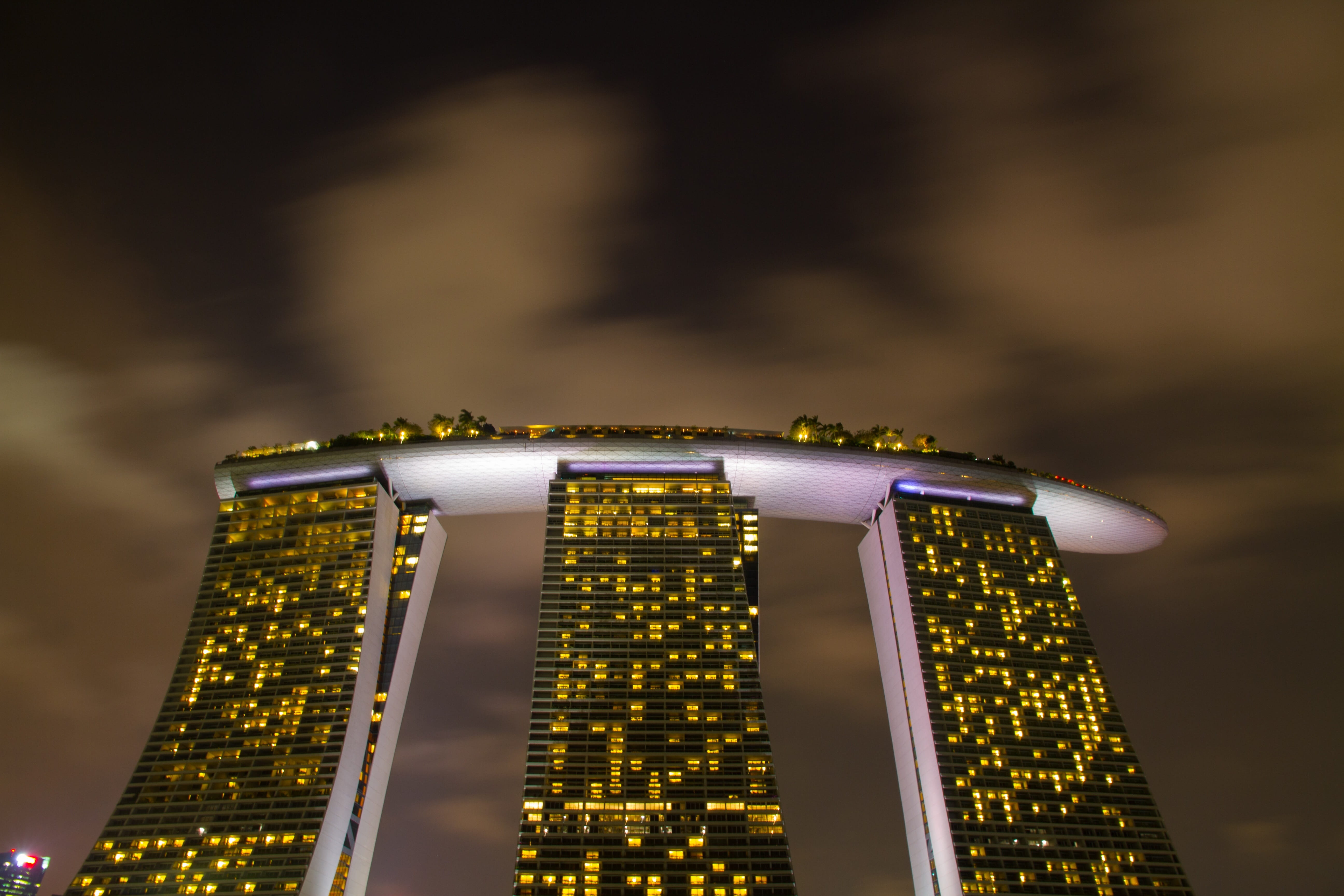night, lights, architecture, building, structure, skyscraper