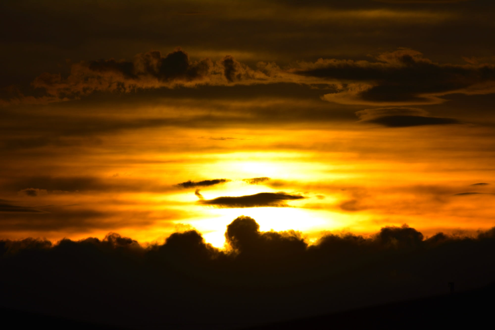Sunset, Clouds, Evening, sky, summer, dramatic, nature, cloud - Sky