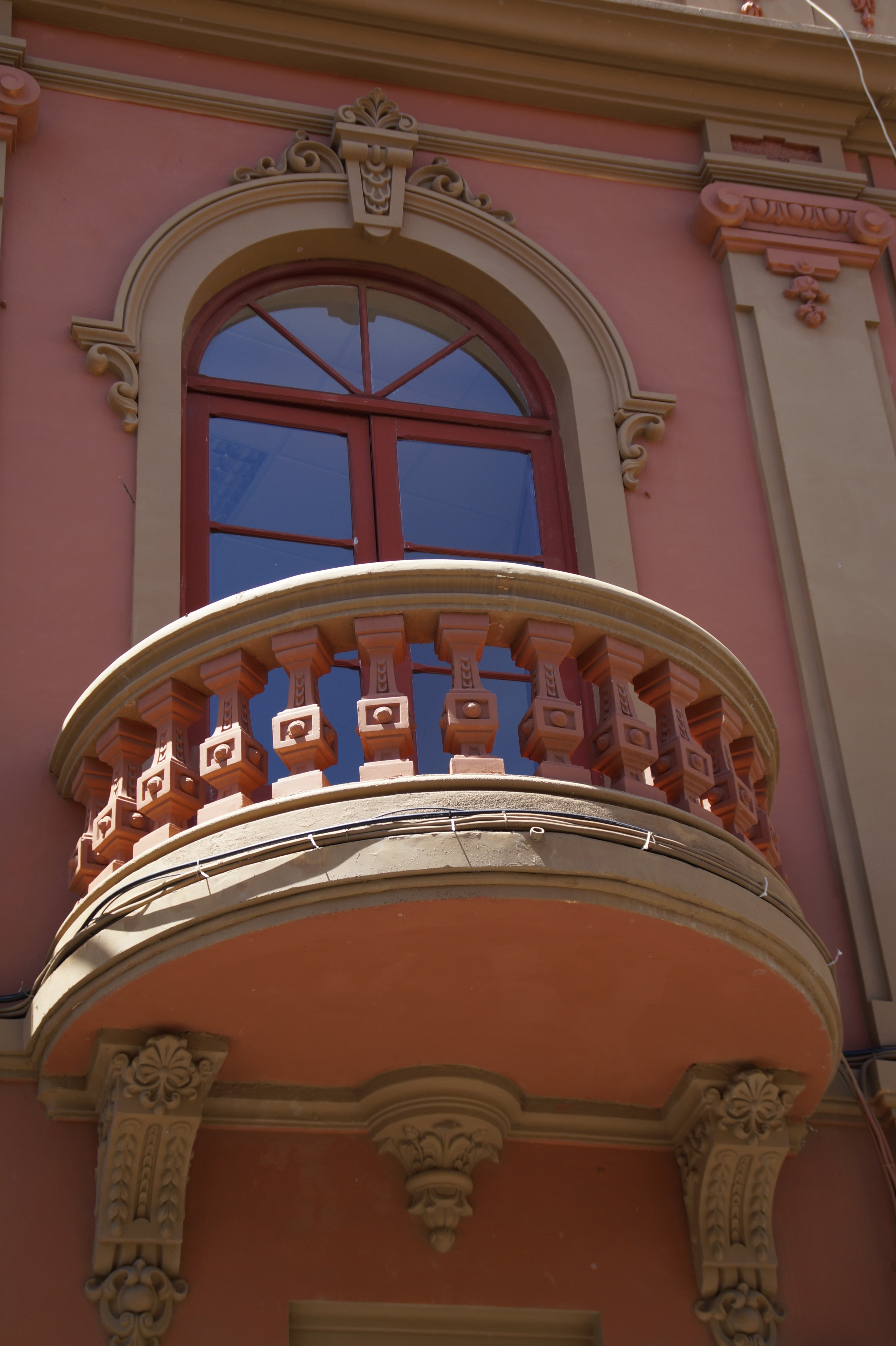 balcony, facade, window, building, home front, house facade