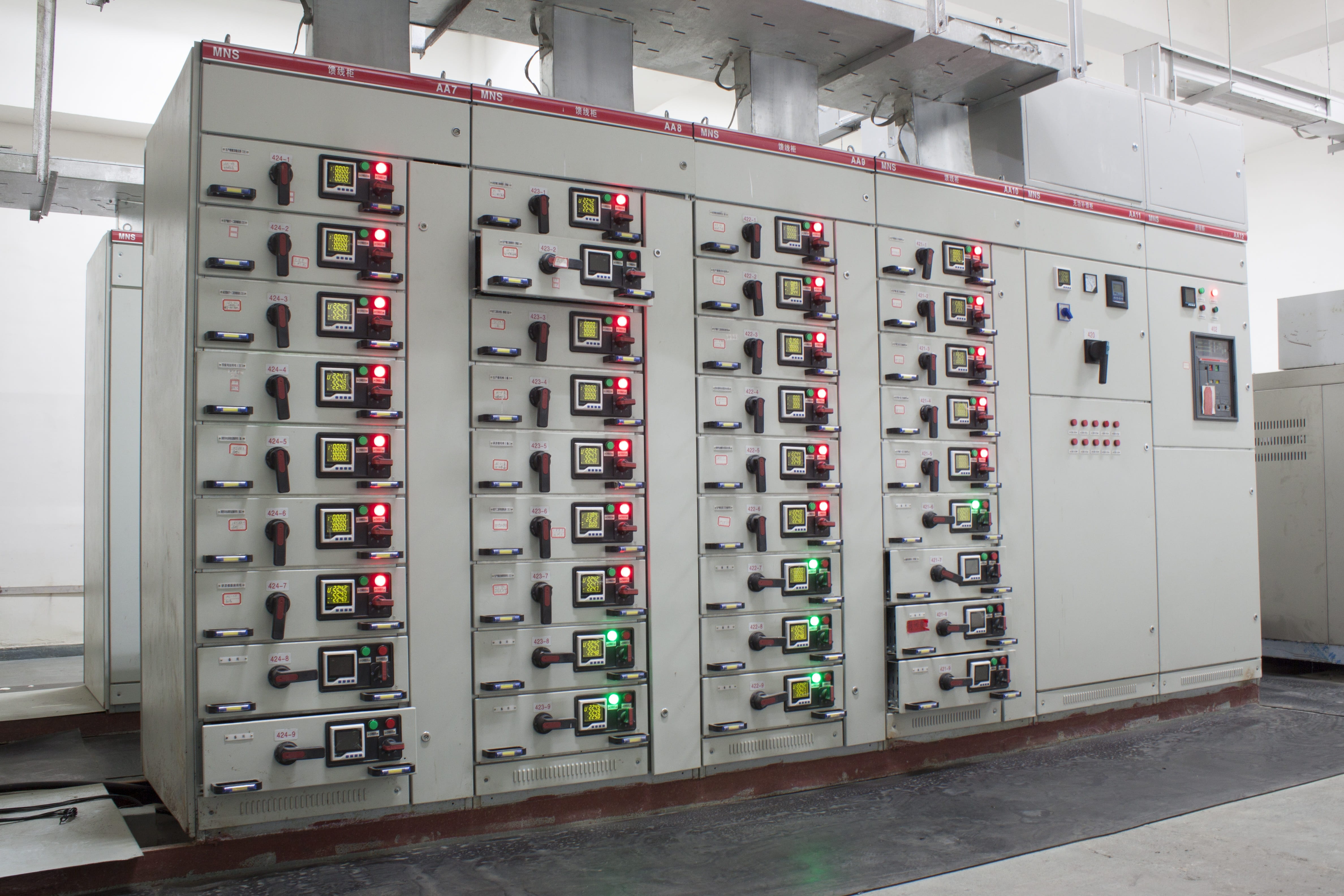 Distribution Room, Power Meter, switch cabinet, industry, control panel