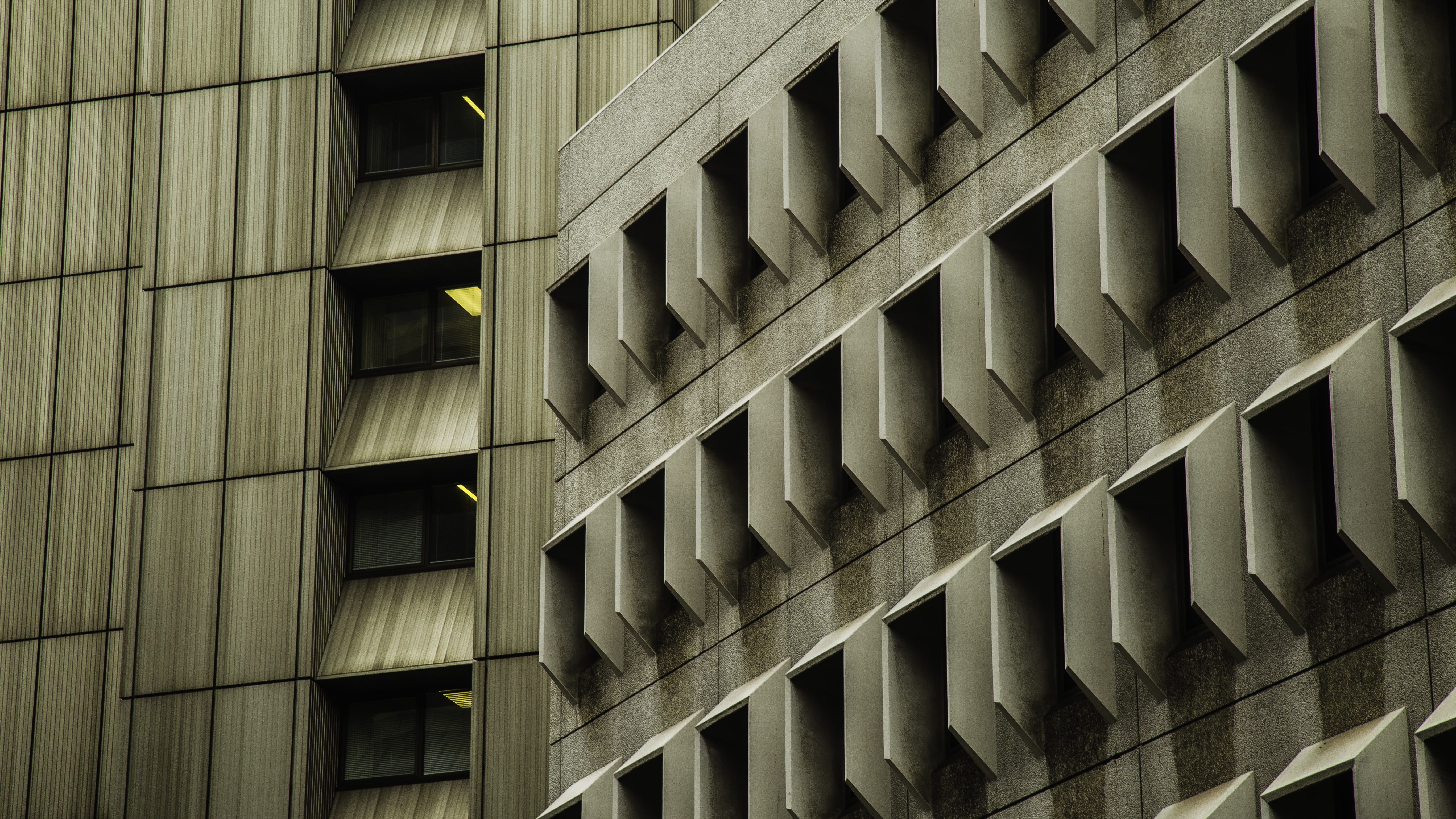architecture, building, windows, built structure, building exterior
