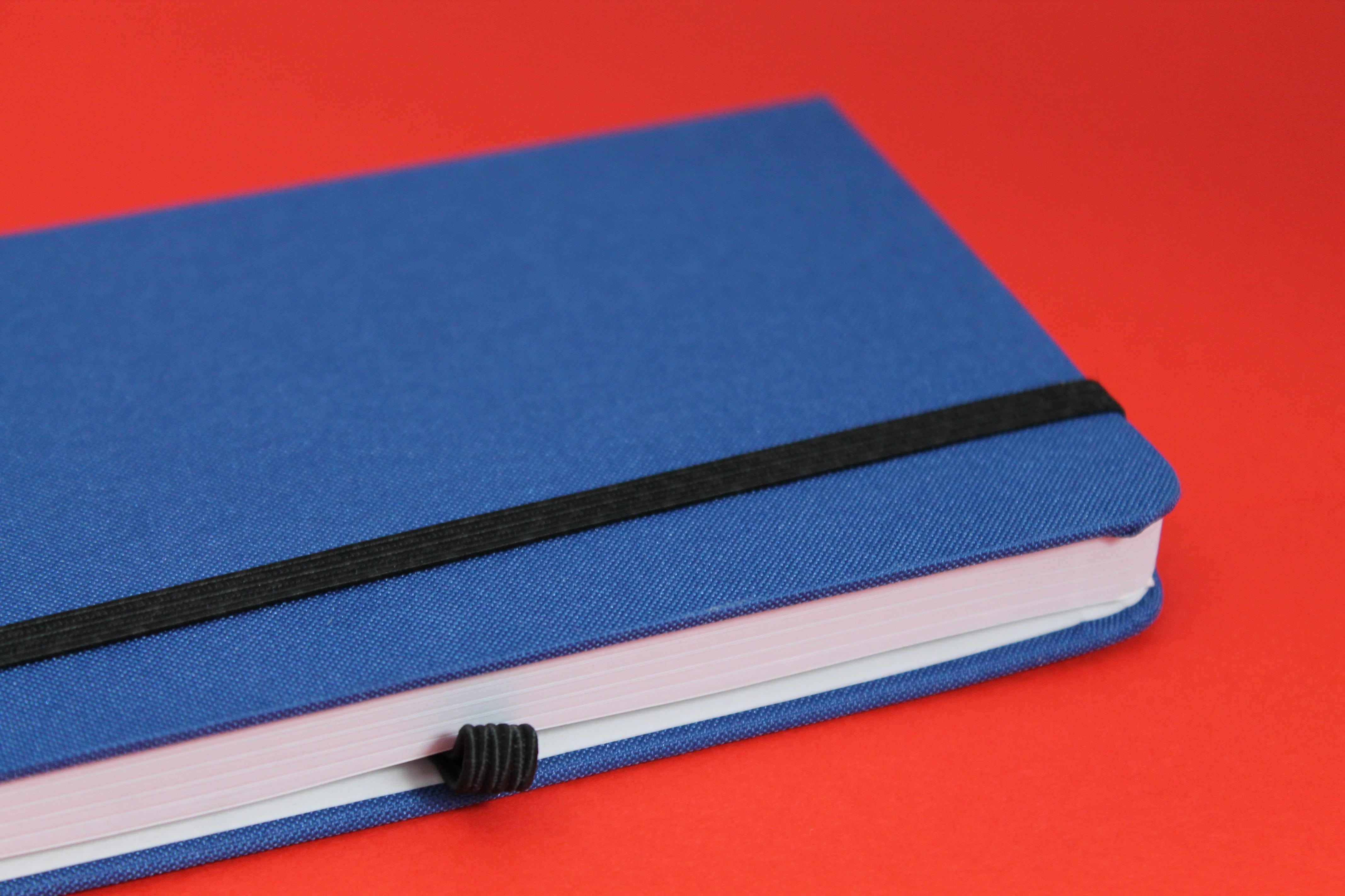 notebook, blue, red, diary, corners, write down, write book