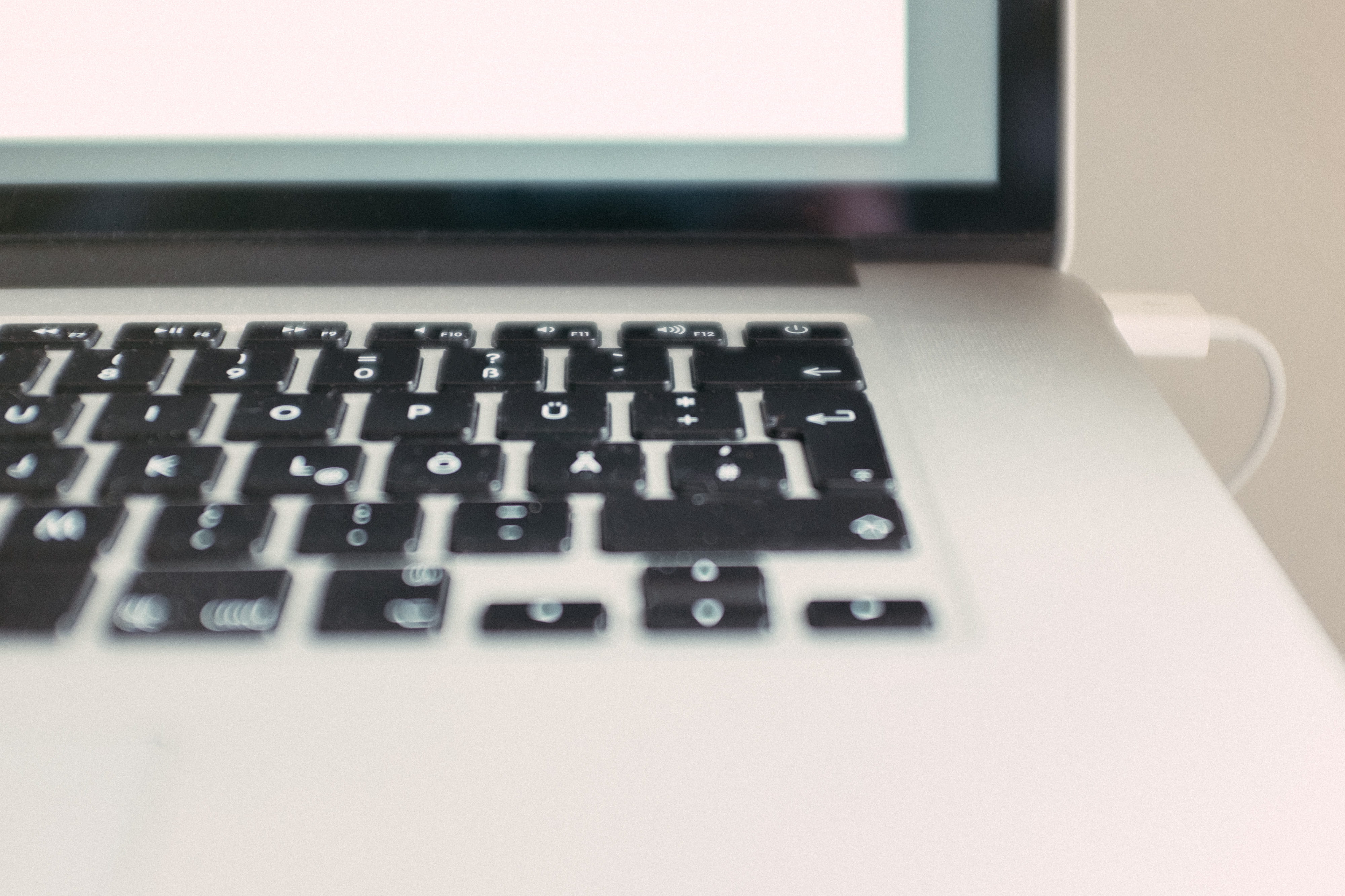 Macbook Pro detail, objects, laptop, computer, computer Keyboard
