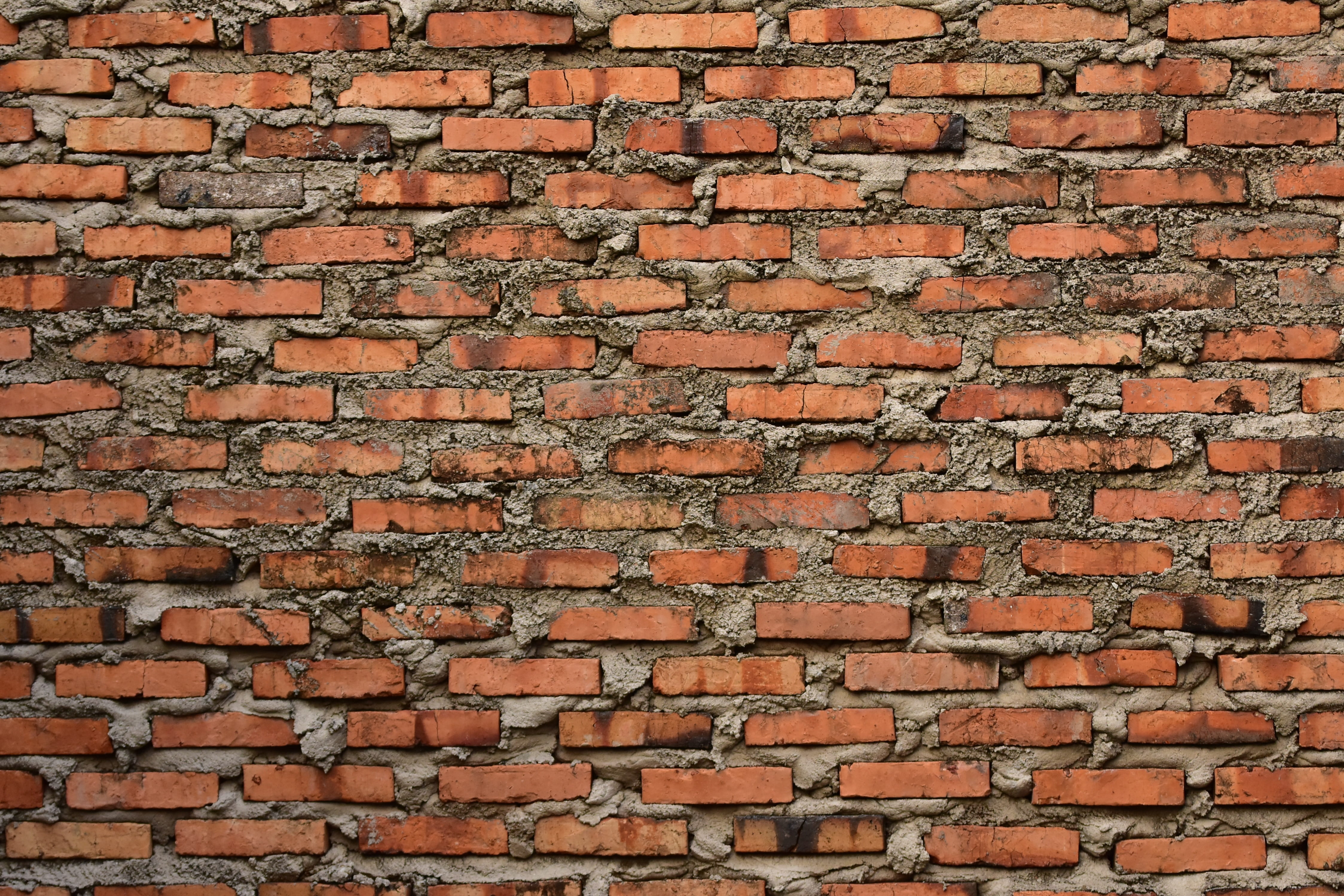 brickwall, brickwork, rough, construction, building, surface