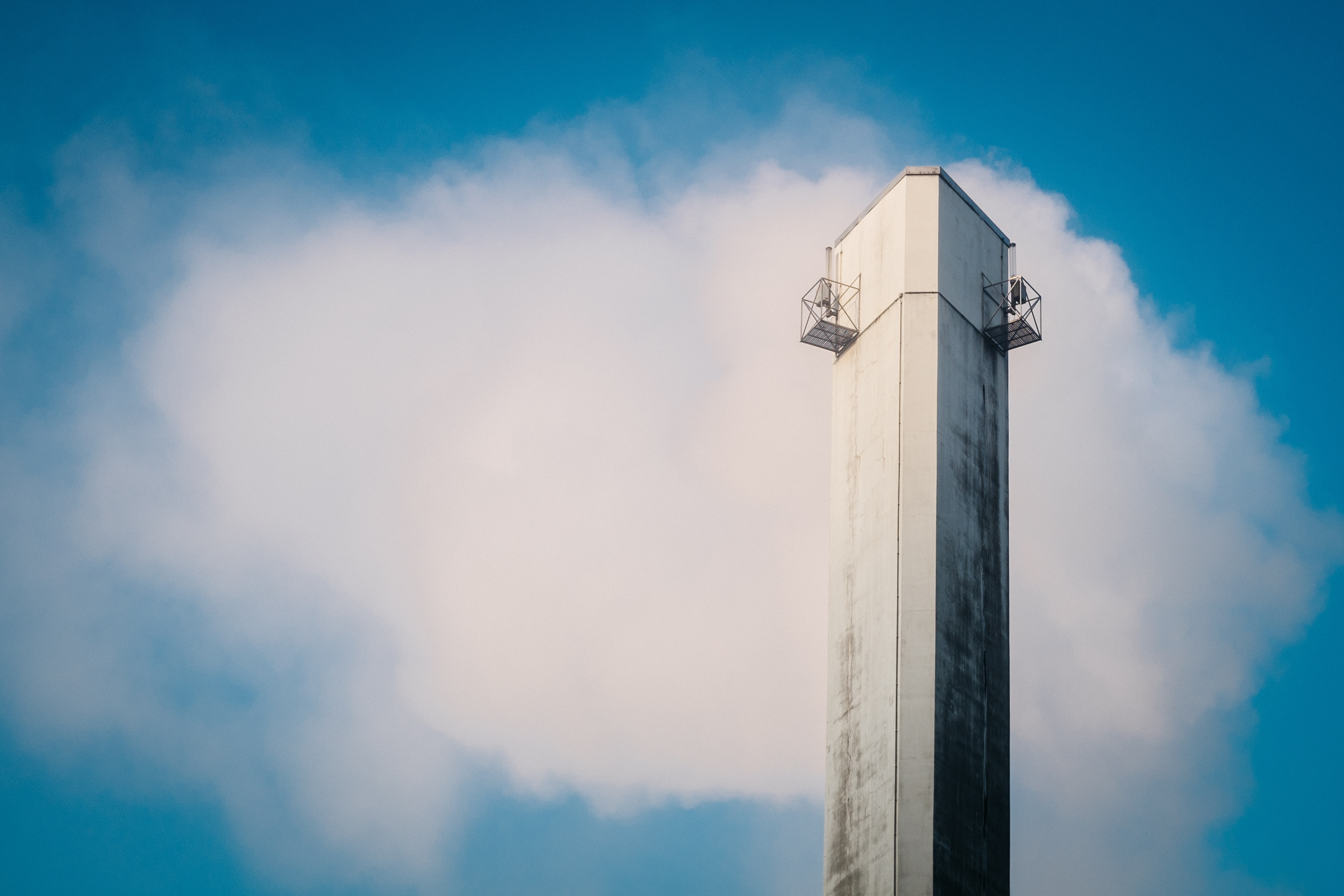 industrial, tower, sky, clouds, architecture, cloud - sky, built structure