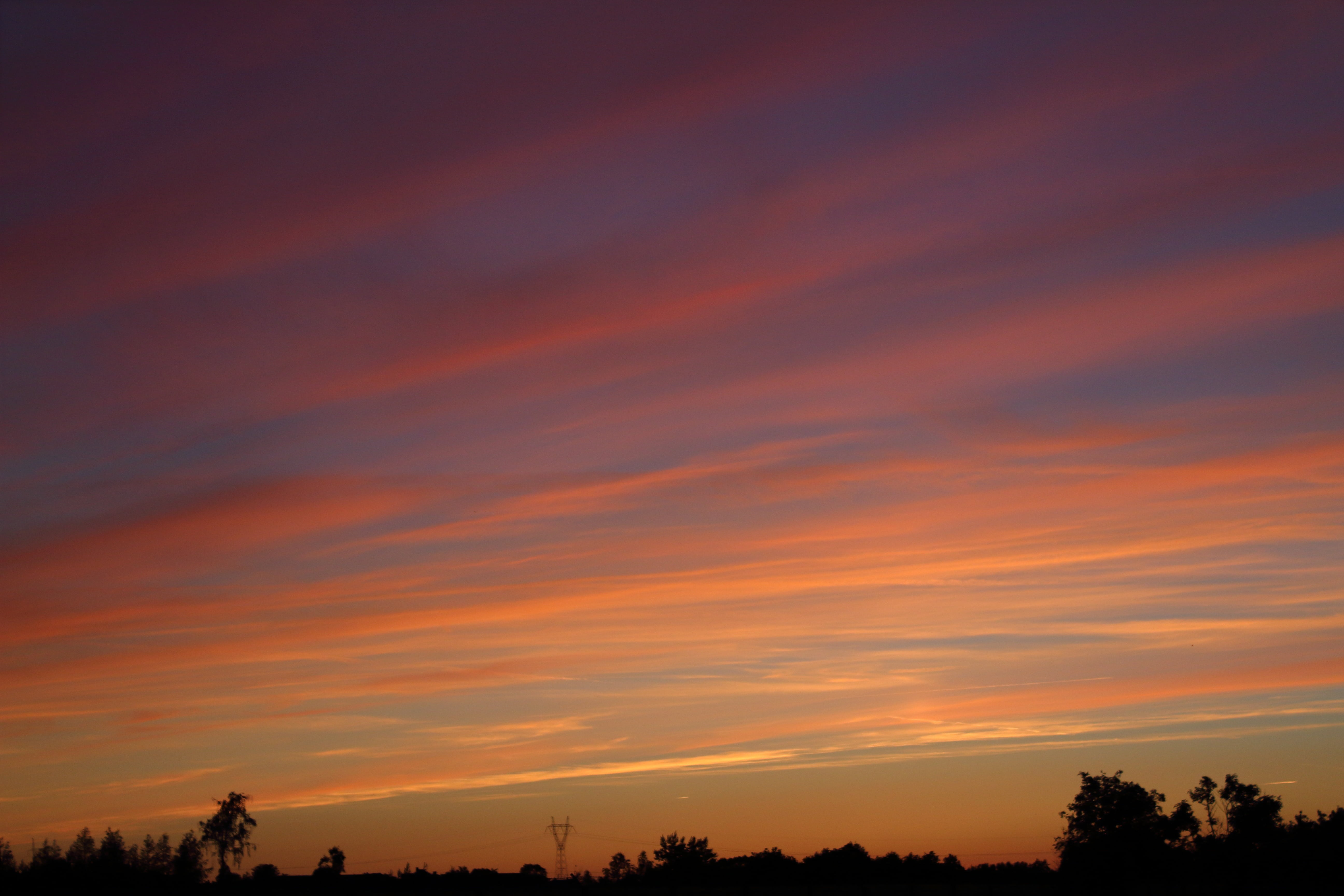 sunset, evening, clouds, sky, twilight, cloud - sky, scenics - nature