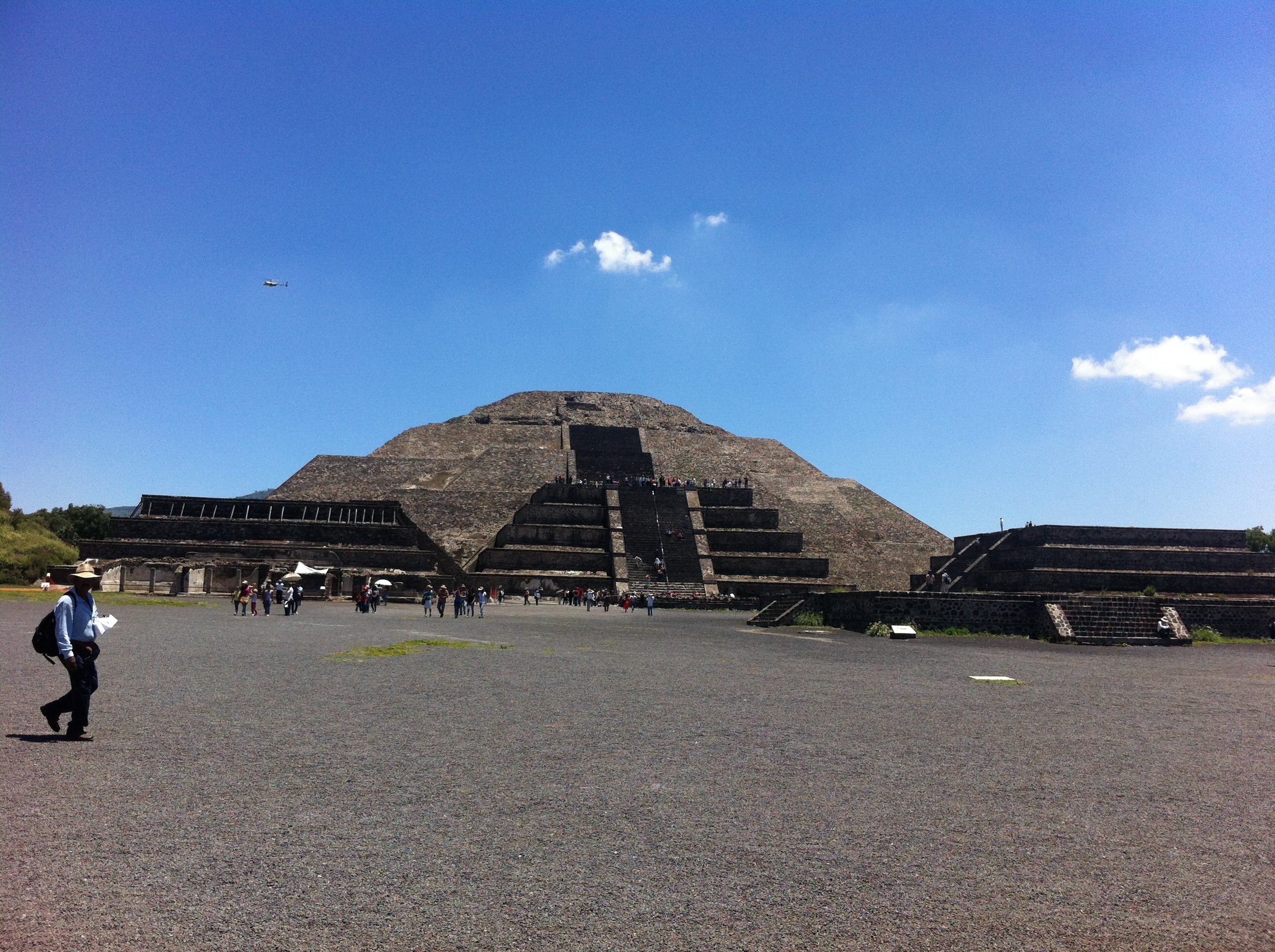 teotihuacan, ruins, mexico, architecture, sky, built structure