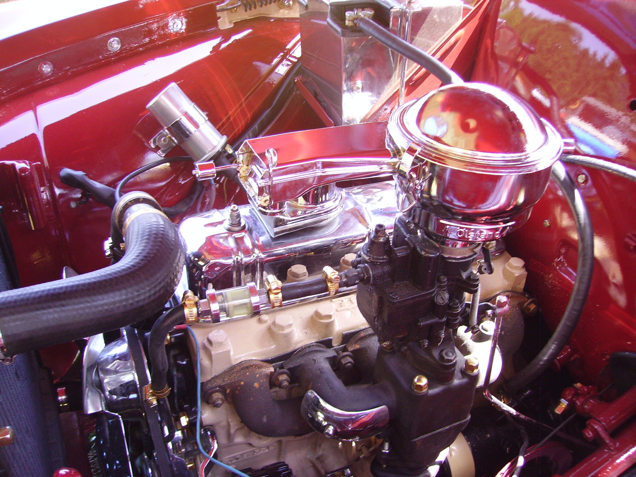 auto, motor, chrome, tuning, automobile, engine compartment