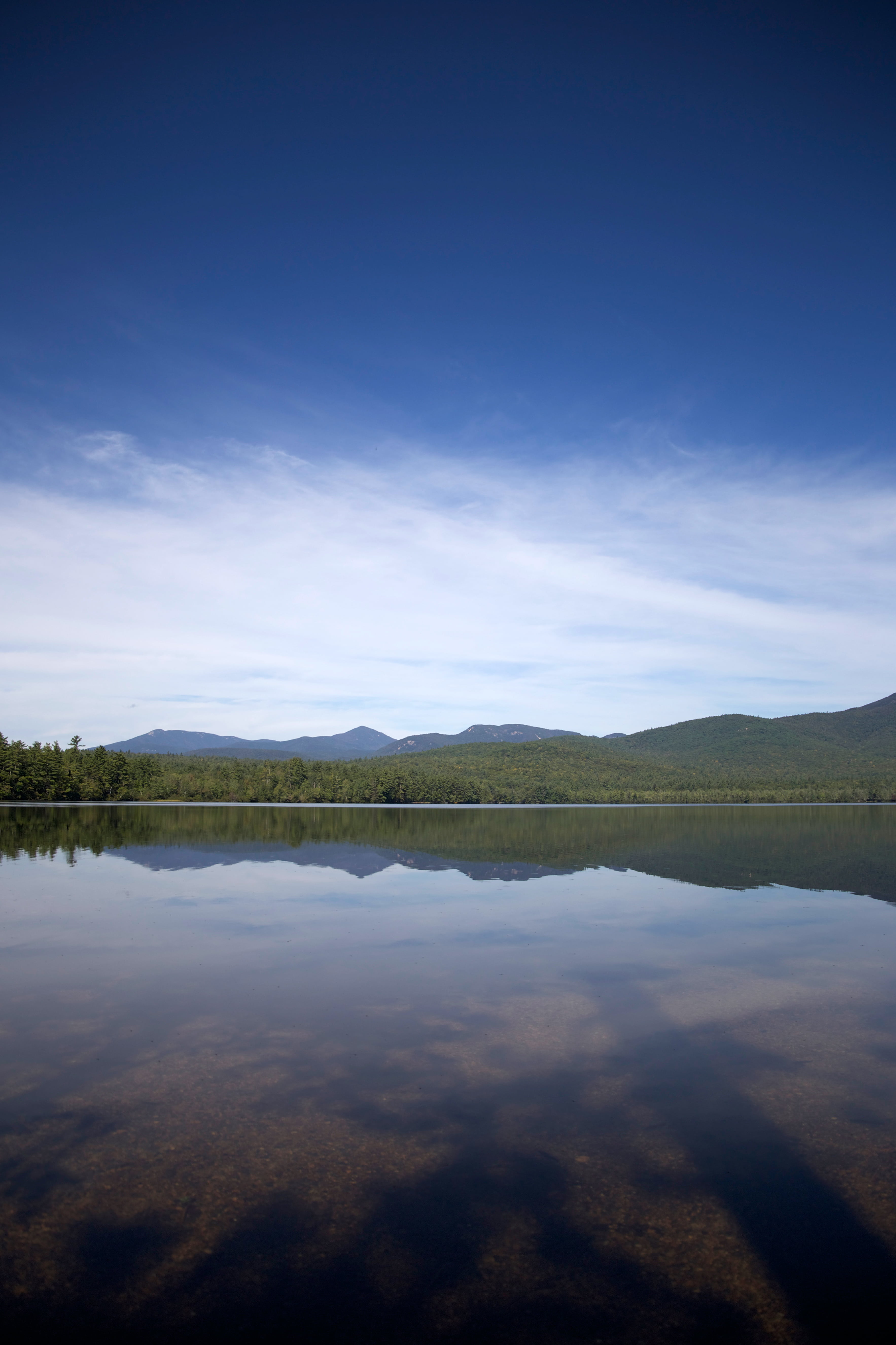 clouds, forest, lake, landscape, mountains, sky, water, reflection
