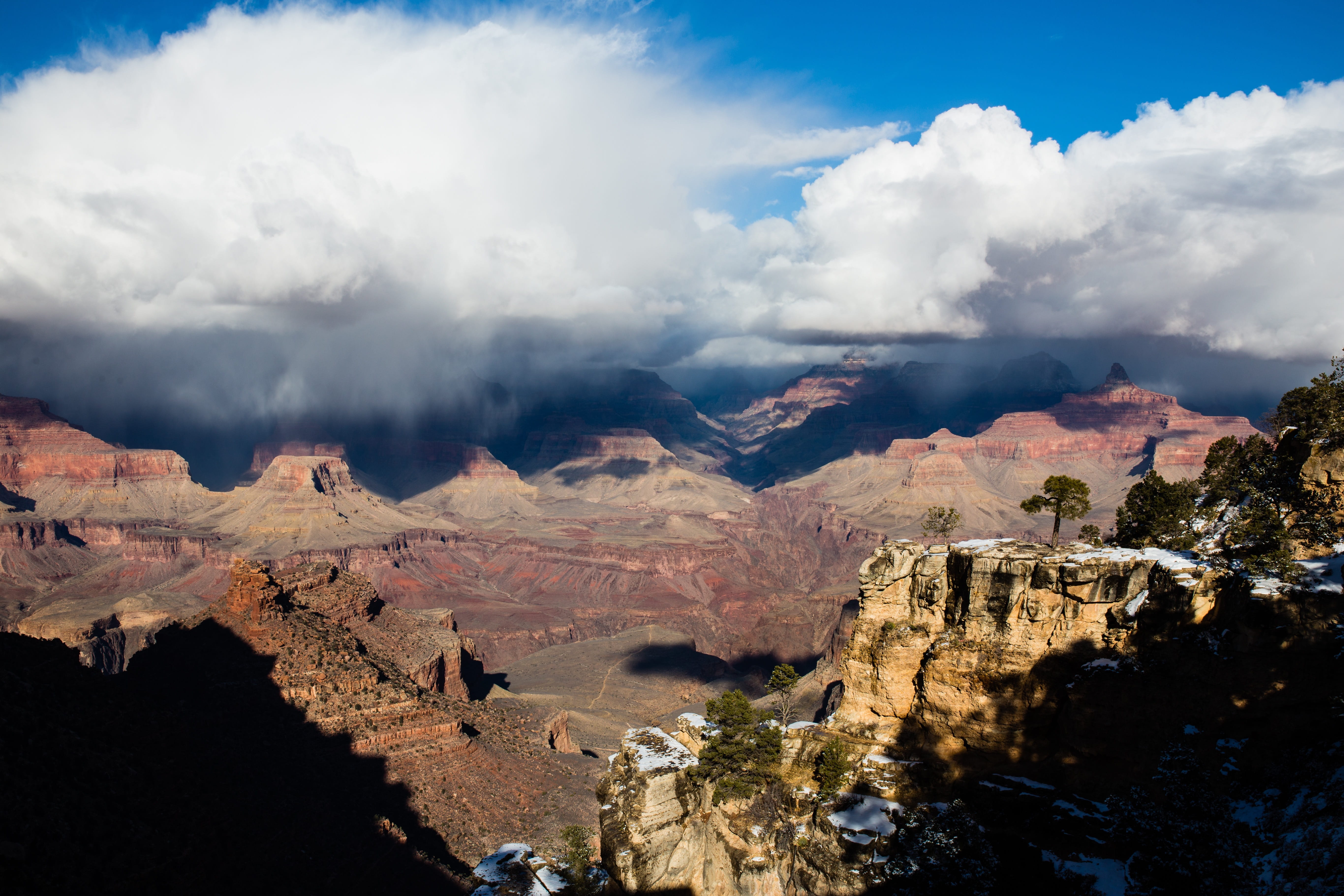 hill, landscape, mountain, highland, sunny, day, cloud, sky
