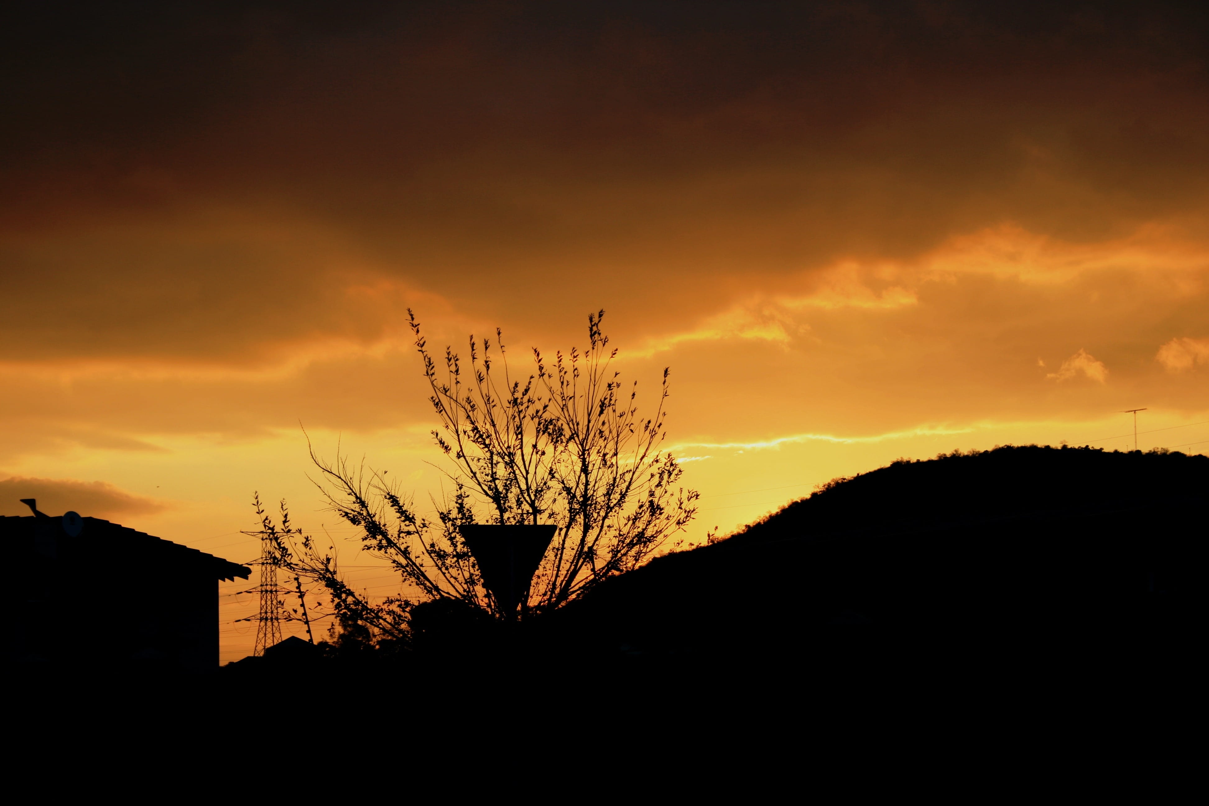 Sunset, Cloud, Layers, Light, Glow, cloud layers, gilt edge