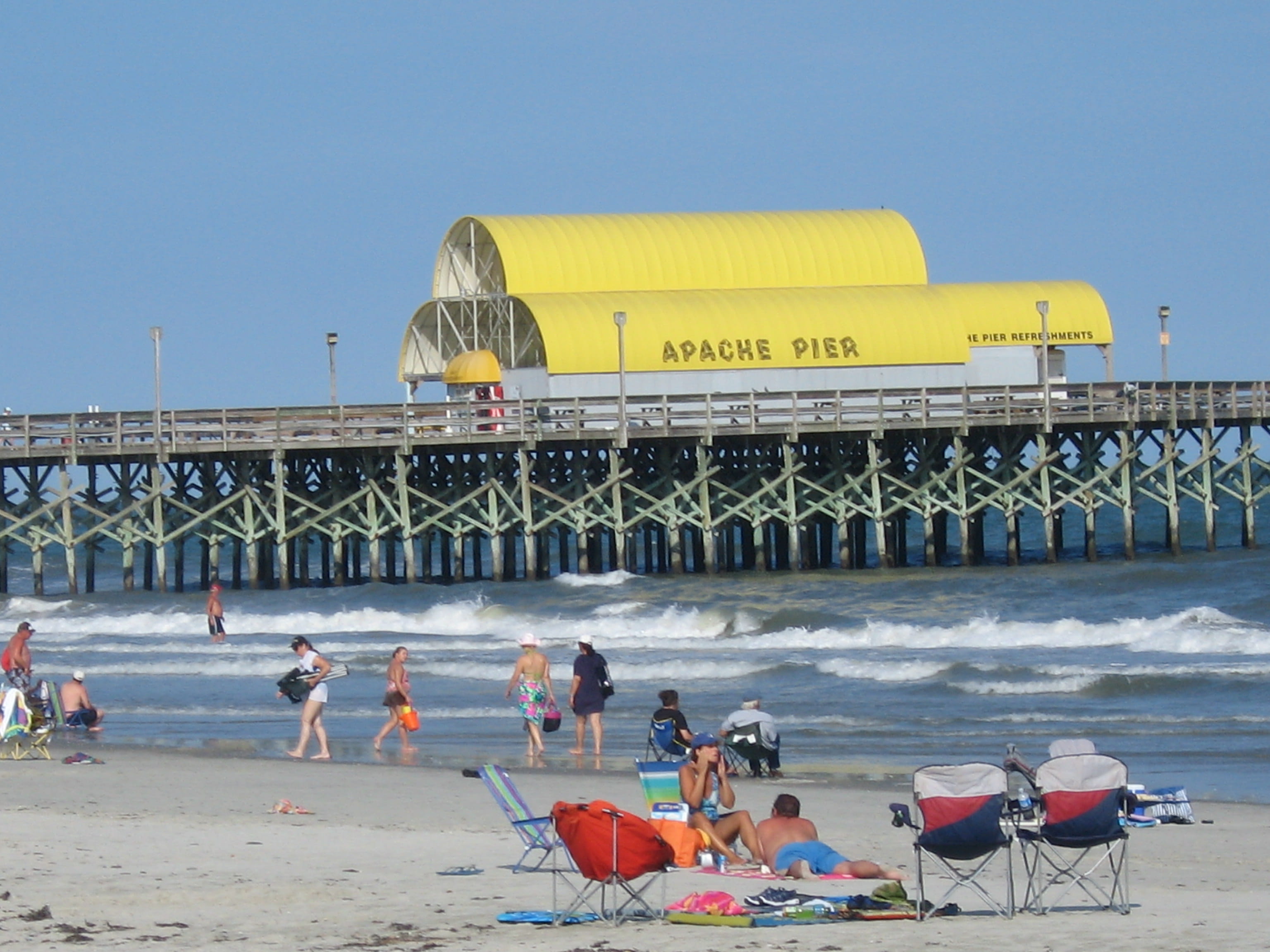 Free download | HD wallpaper: Apache Pier beach at Myrtle Beach, South ...