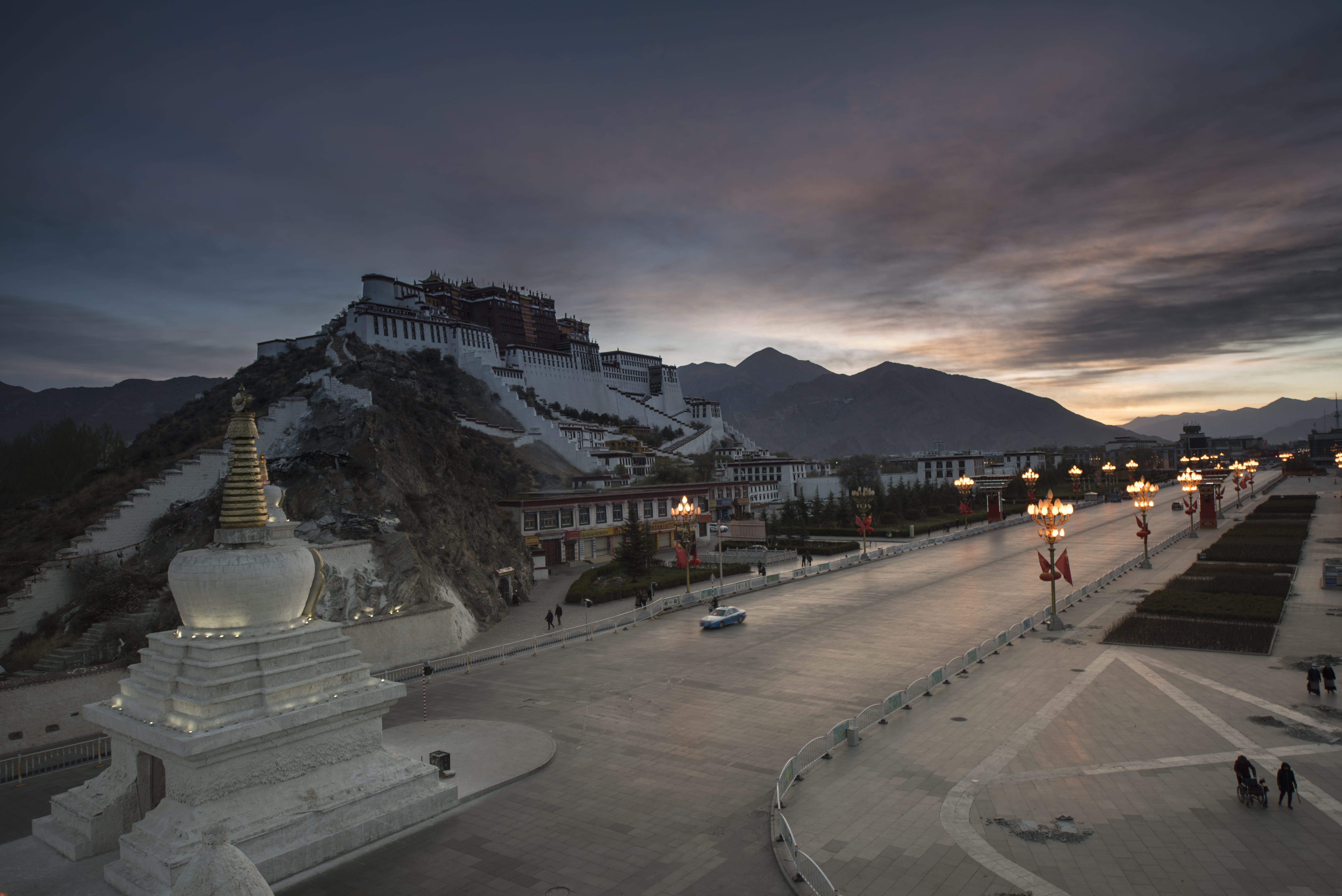 Potala Palace, Twilight, Scenery, the potala palace, the scenery