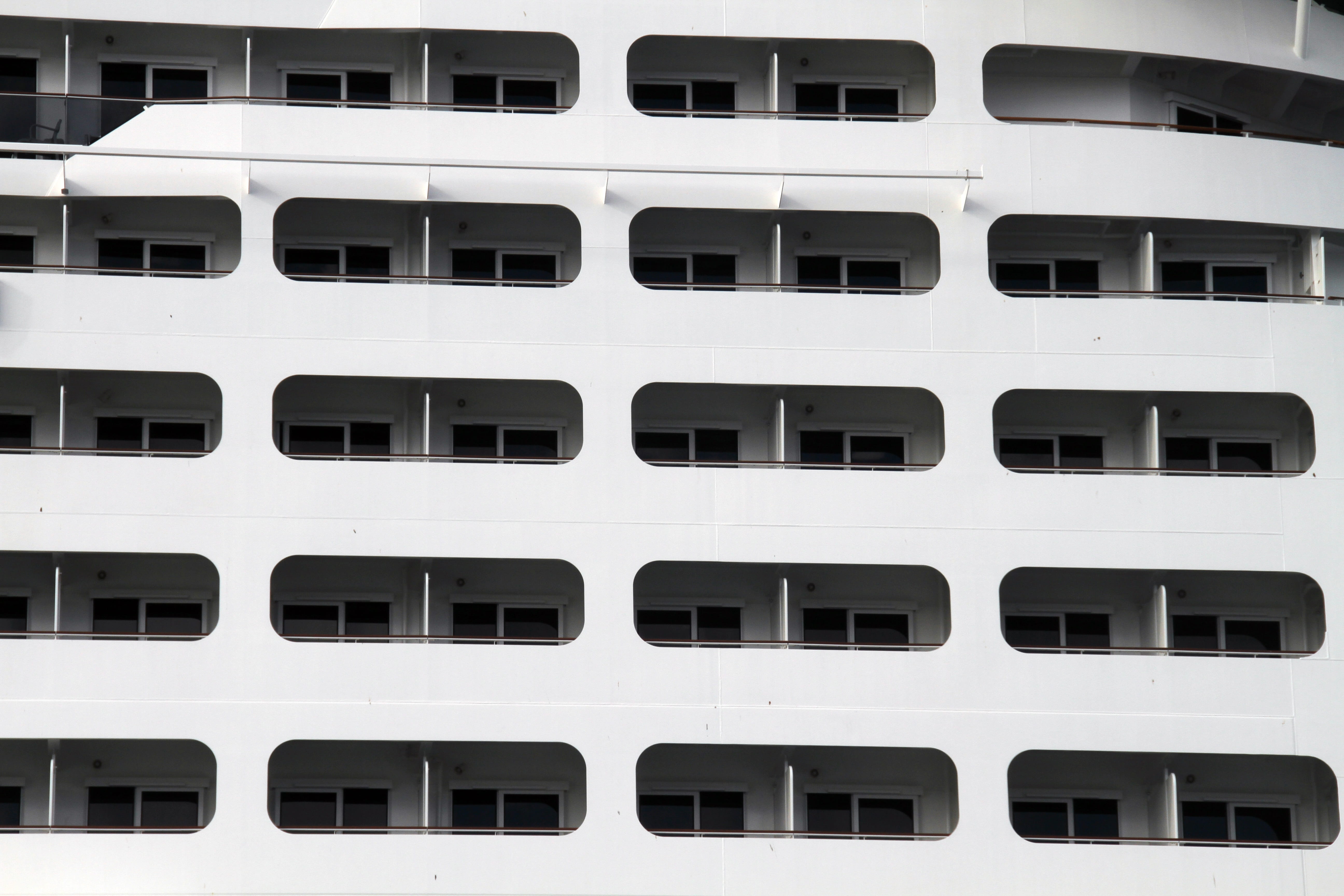 pattern, windows, cruise ship, structure, architecture, built structure