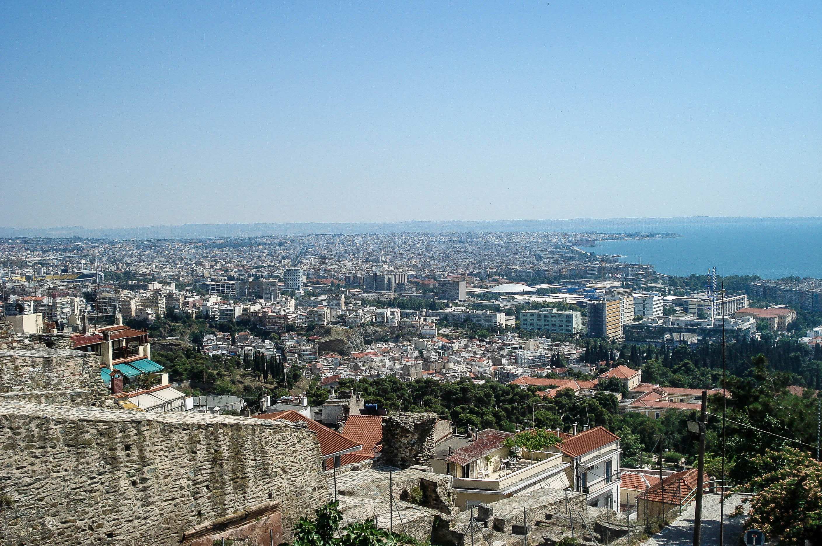 Cityscape view of Thessaloniki, architecture, photo, greece, metropolis