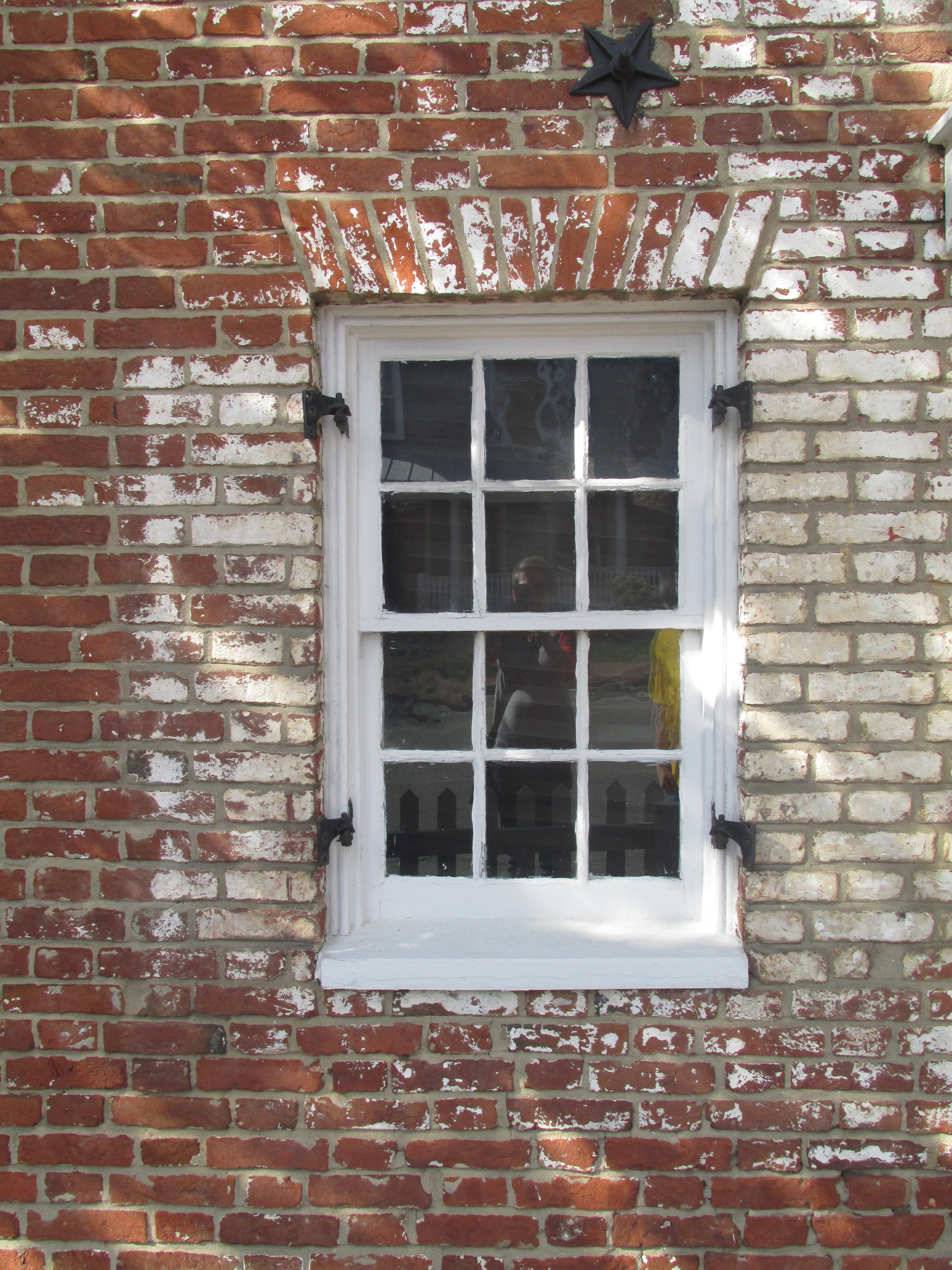 window, brick, house, built structure, wall, brick wall, architecture