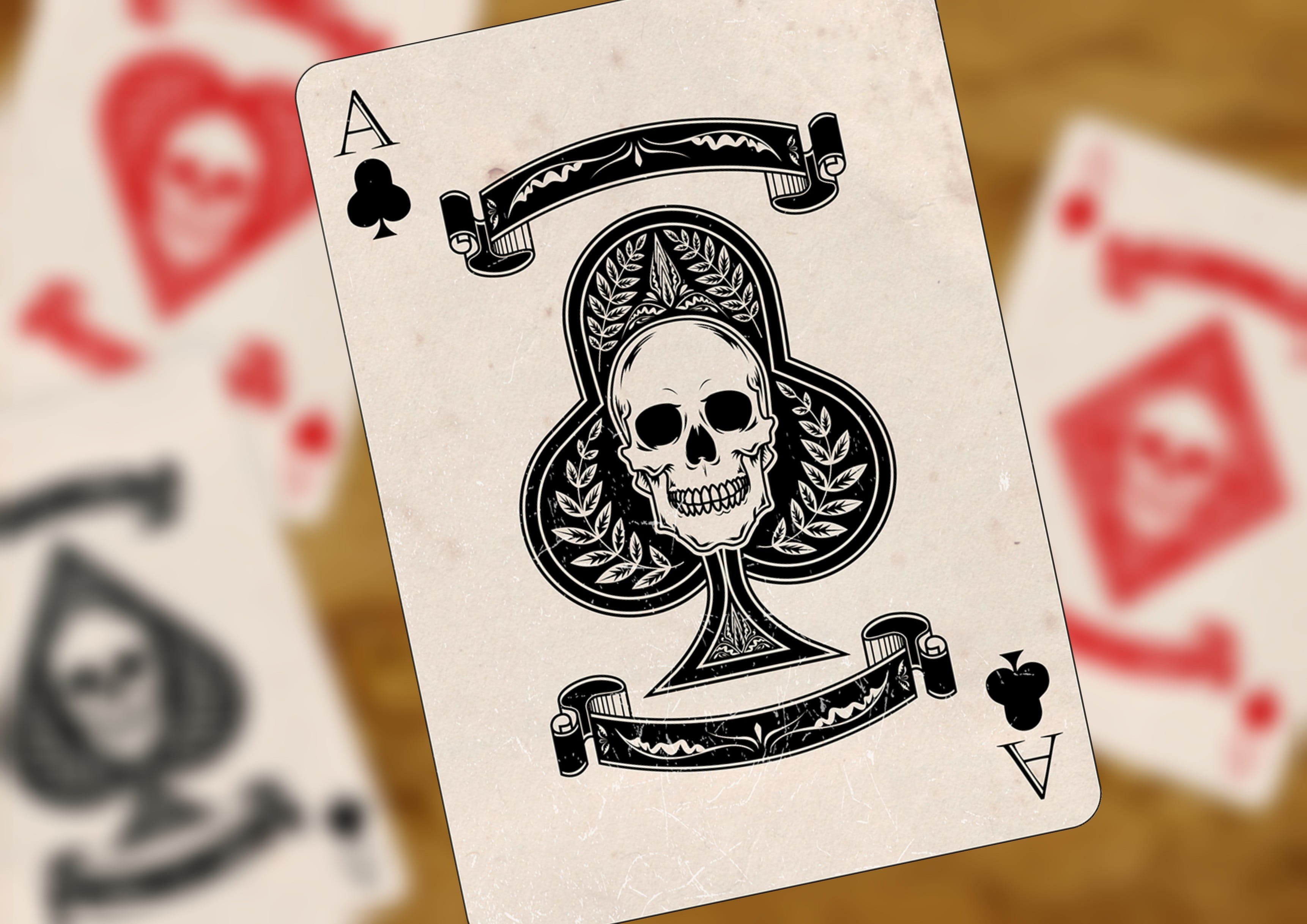Ace playing card, playing cards, heart, cross, pik, diamonds