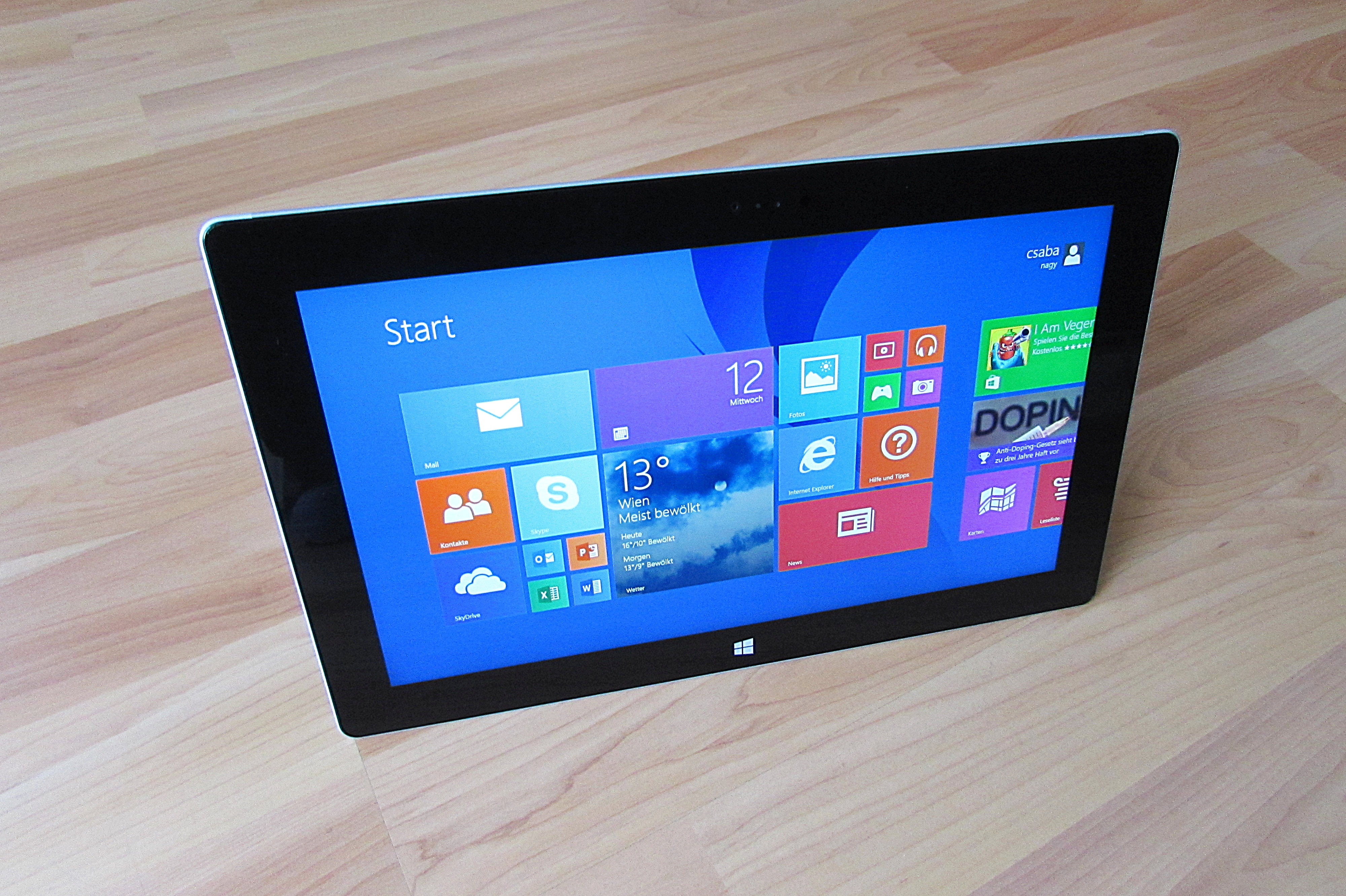 Microsoft Surface book on table, tablet pc, mobile, computer