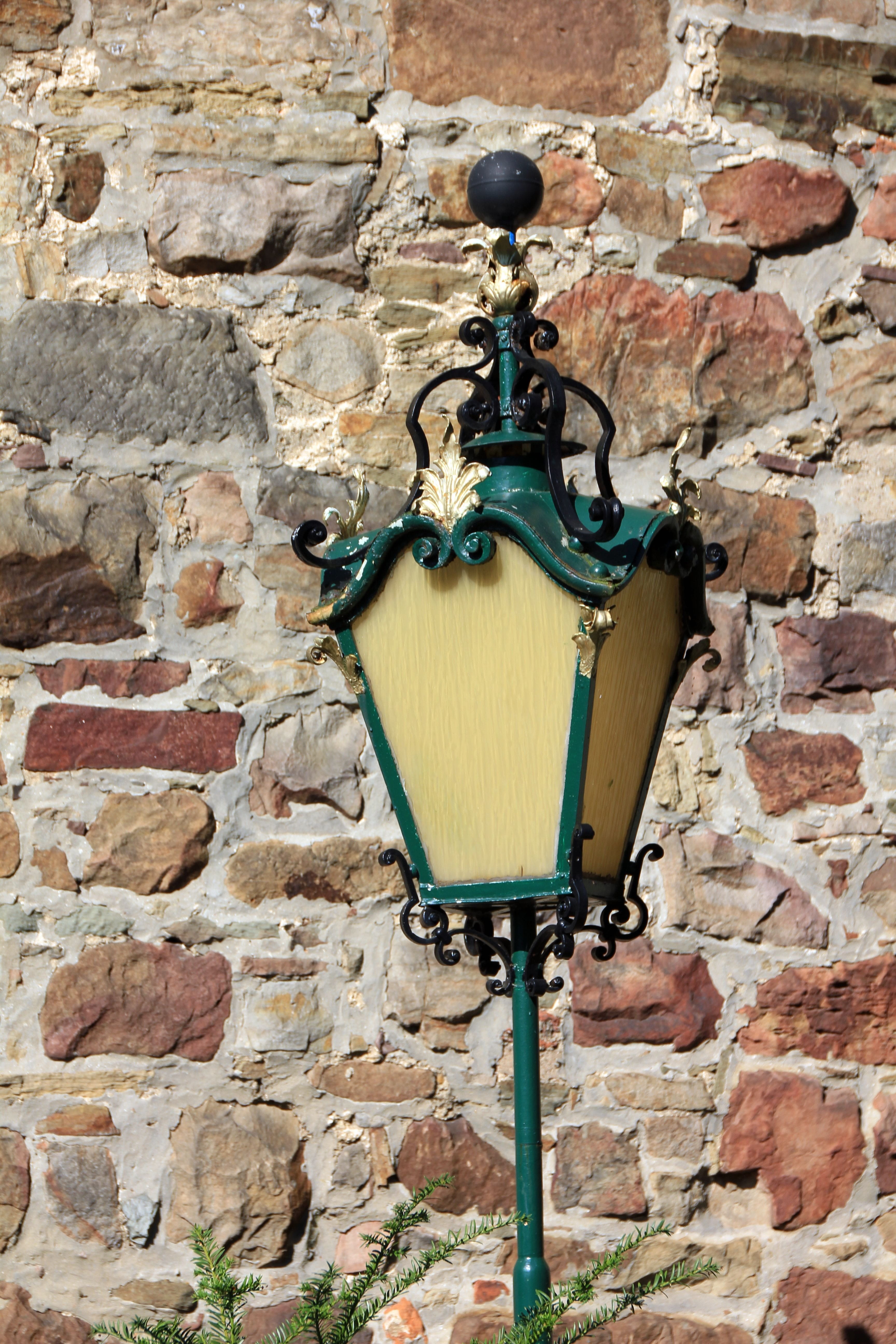 wall, lantern, masonry, architecture, built structure, wall - building feature