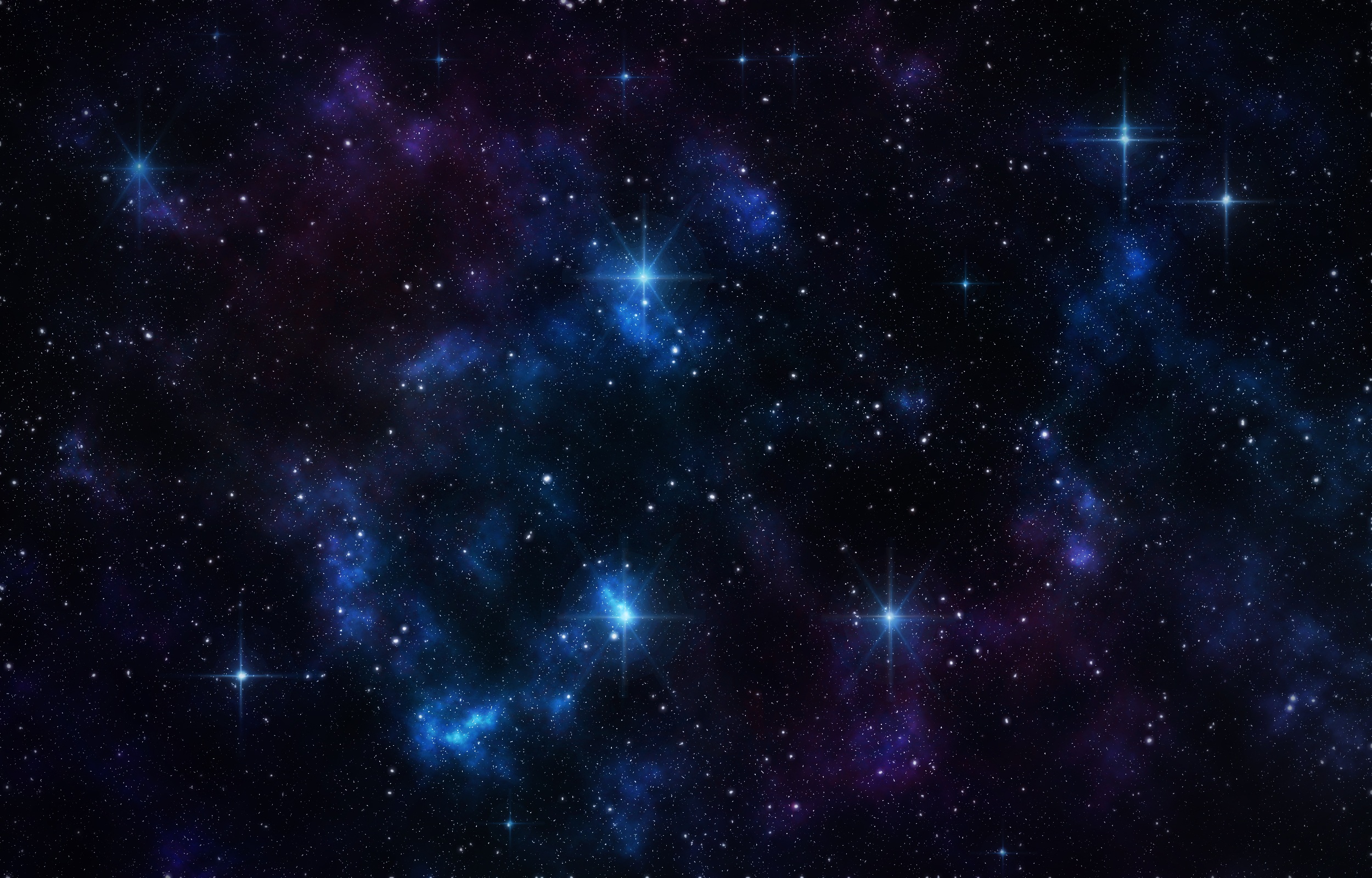 galaxy graphic wallpaper, starfield, stars, space, universe, astronomy