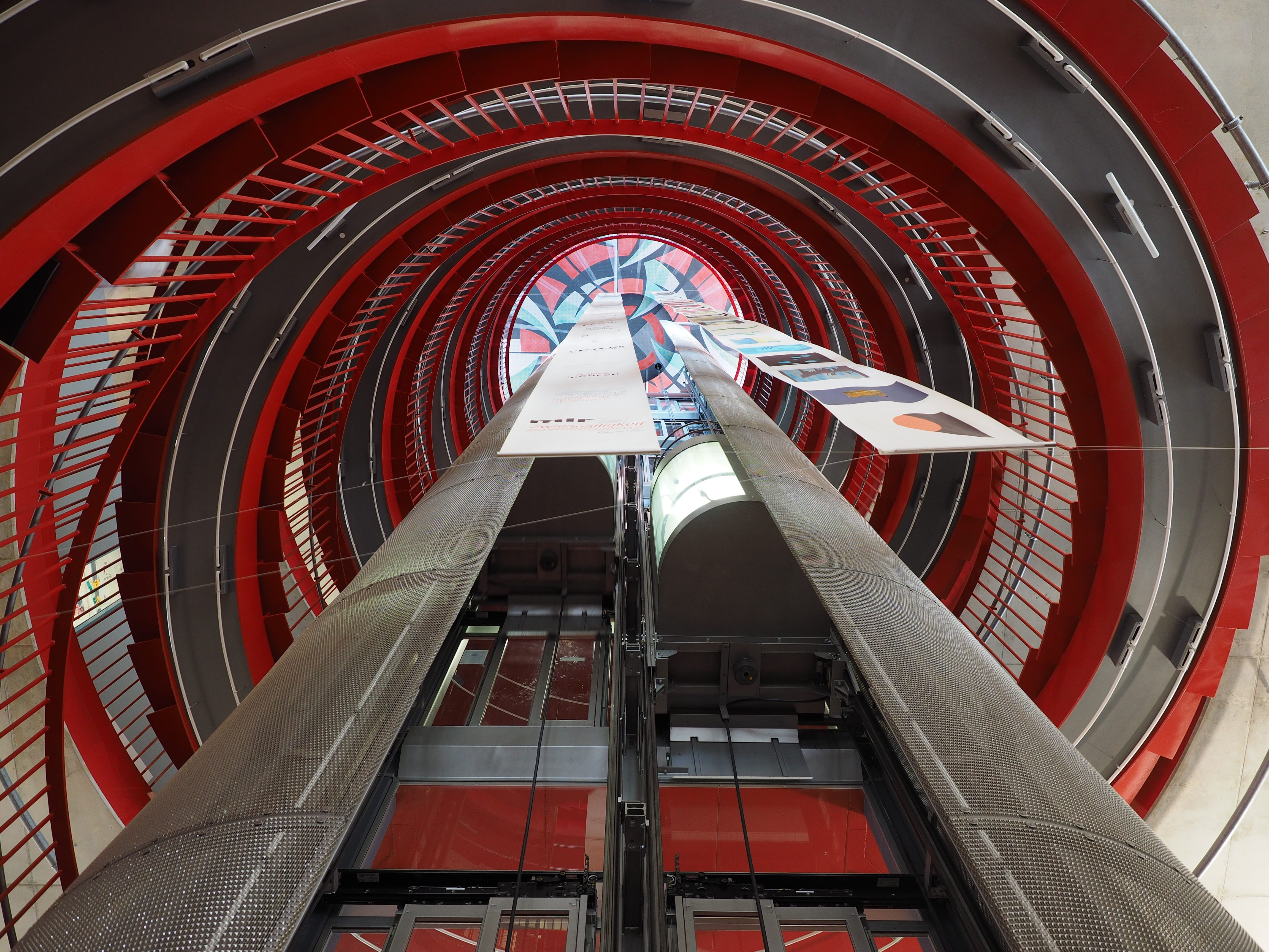 Free download | HD wallpaper: low-angle photography of elevator and