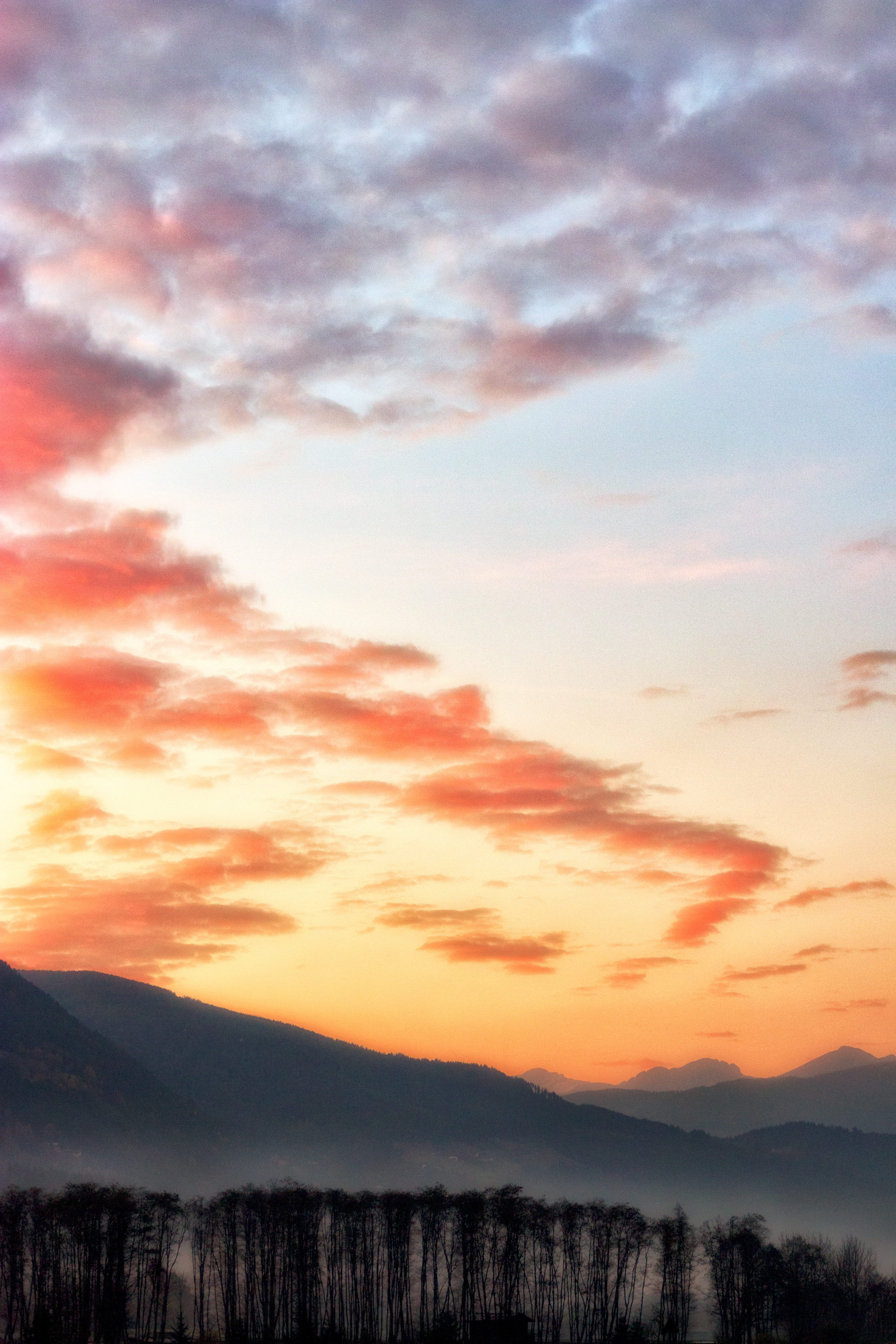 clouds photography, sky during sunset, red, dawn, cloud - sky