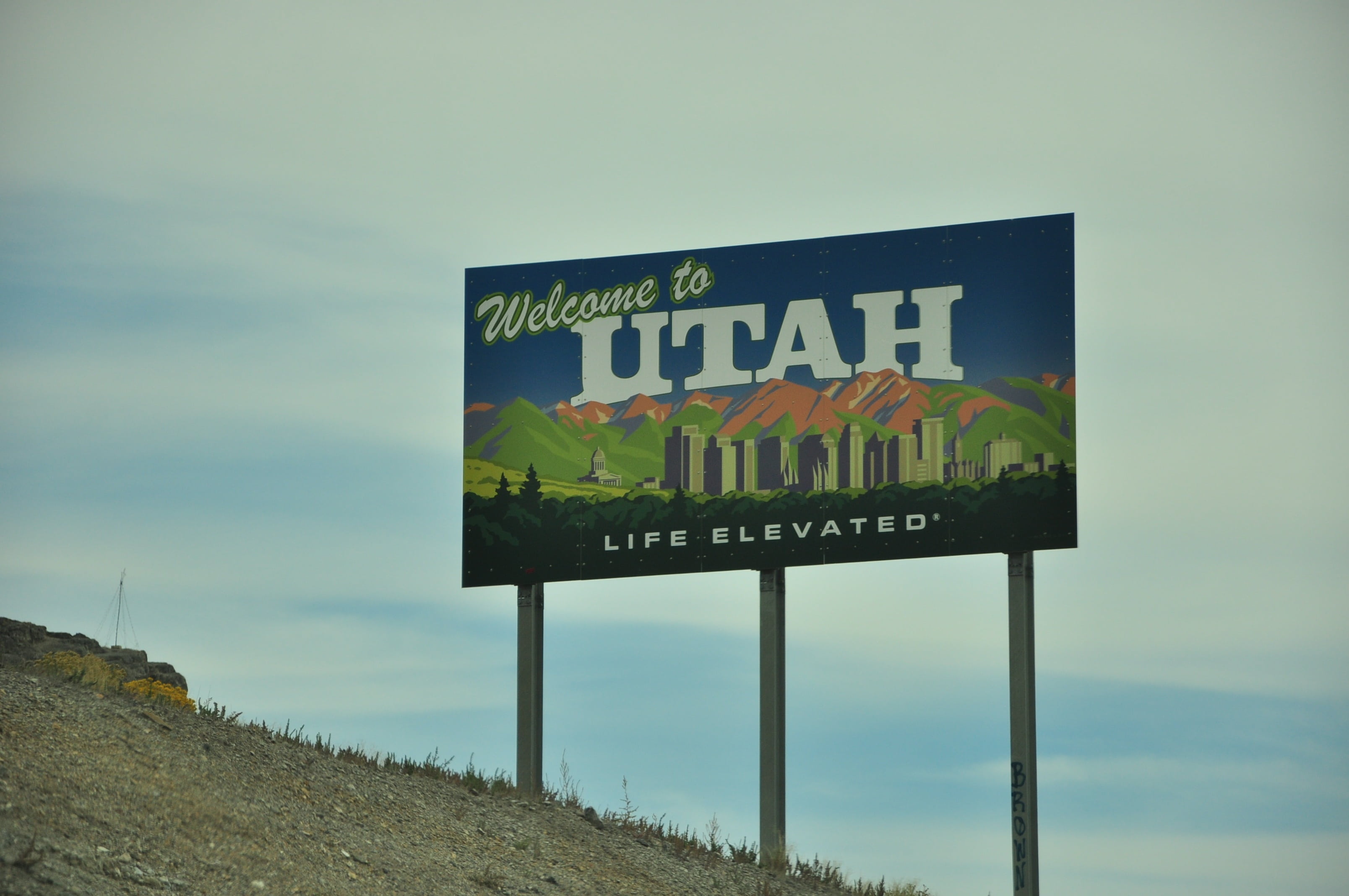 utah, nature, desert, text, western script, communication, sky