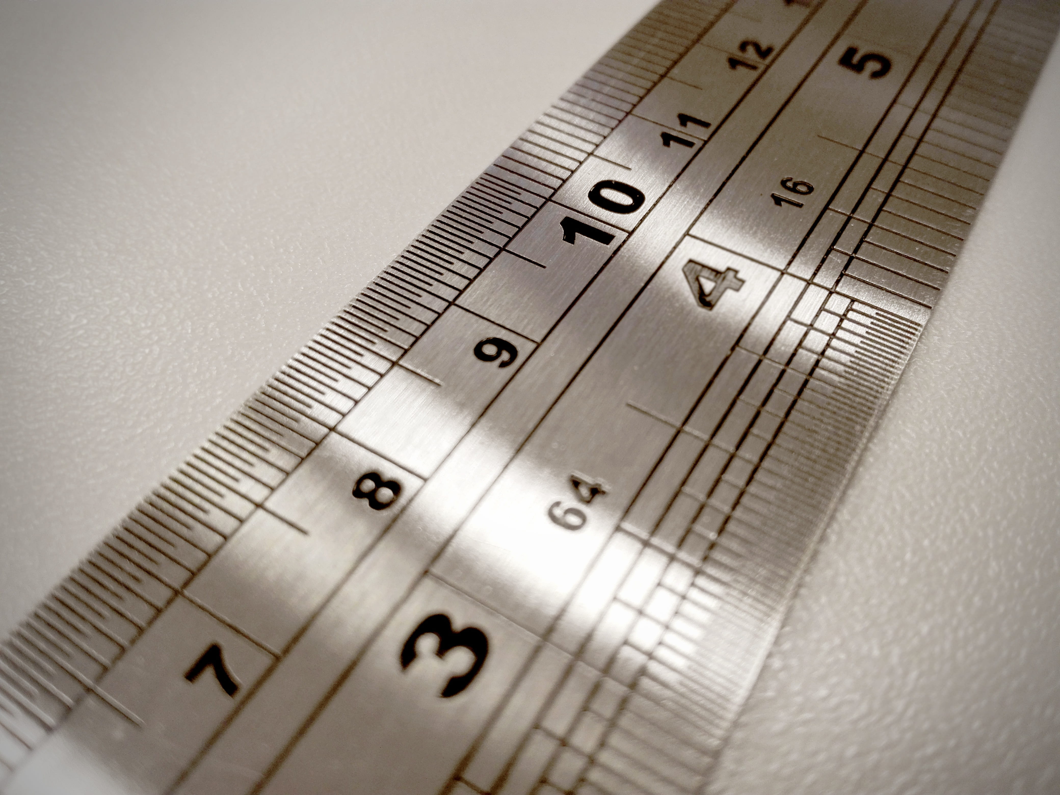 gray ruler, metal ruler, measures, flexible, workshop, centimeter