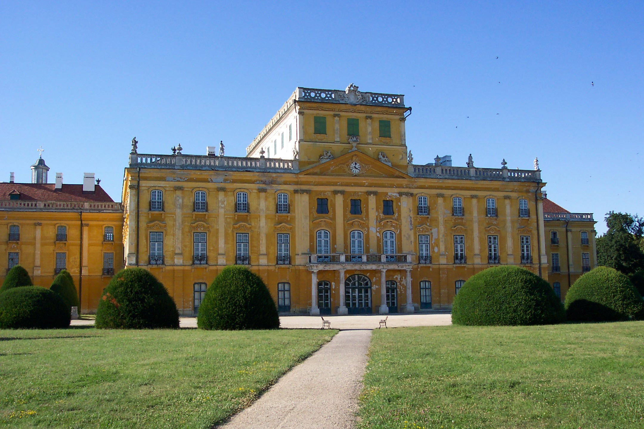 esterházy palace, esterhazy castle, fertőd, castles, building