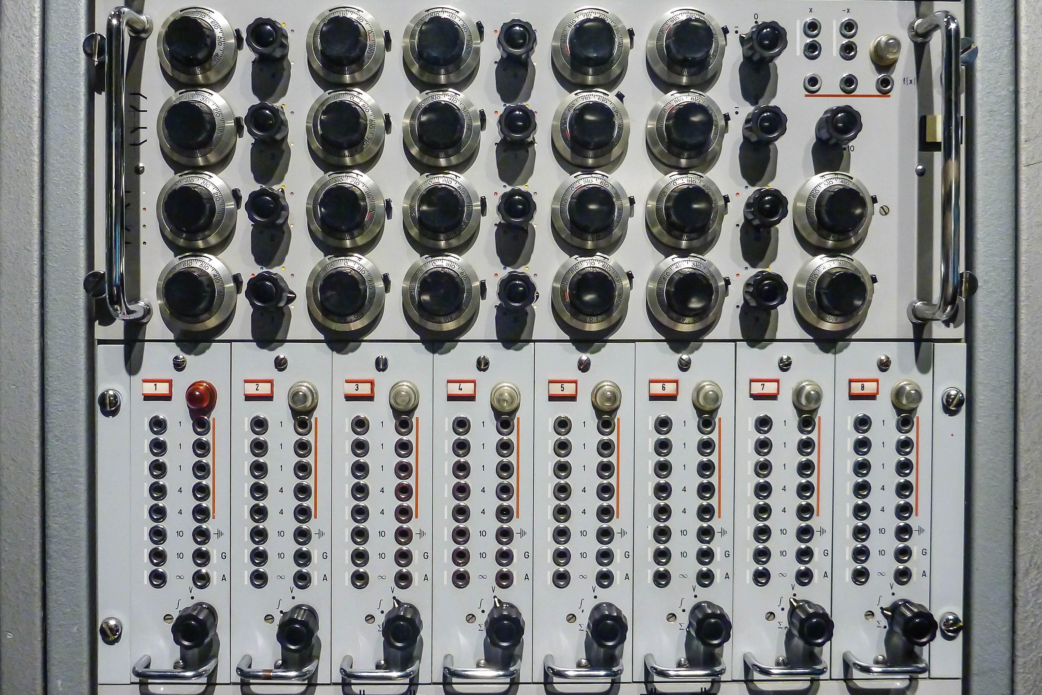 radio, control panel, analog, controller, rotary control, bushings