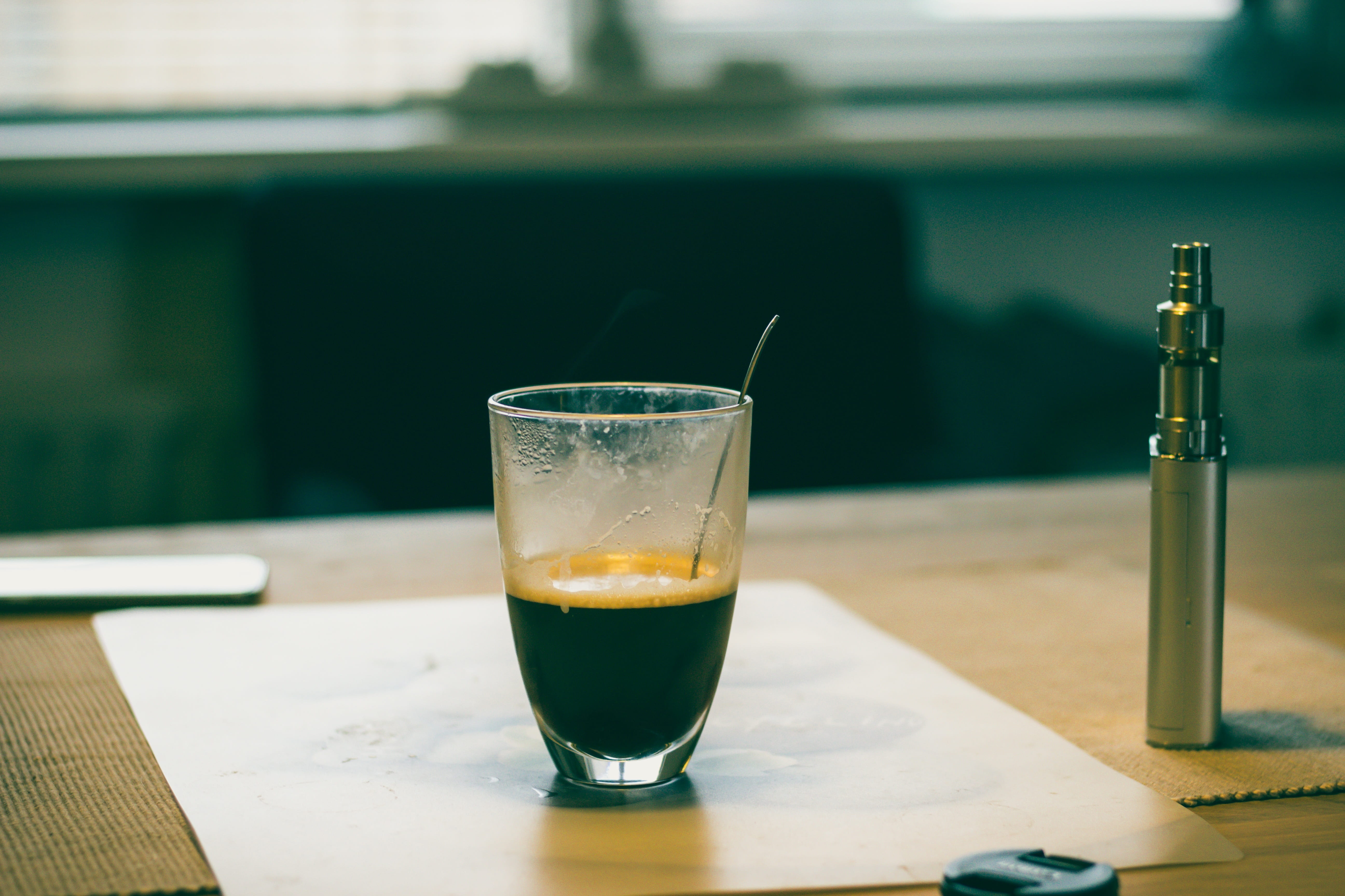 drinks, beverage, cold, table, restaurant, ice, coffee, glass