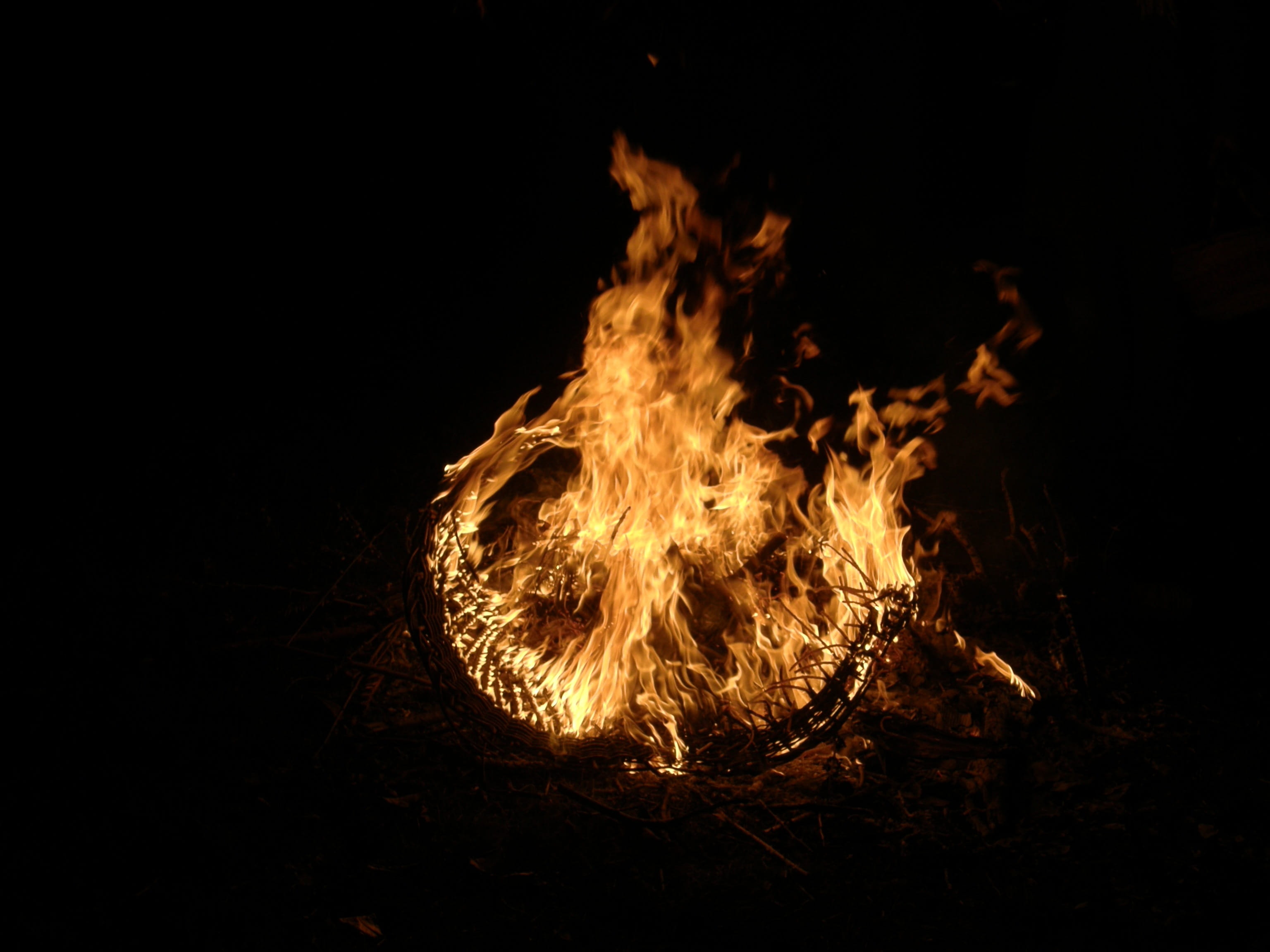 Fire, Flame, Easter Fire, Fire, Burn, Yellow, ring of fire