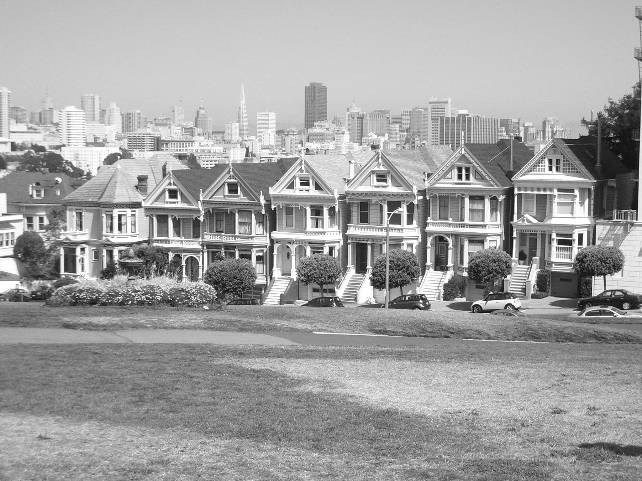 San Francisco, Alamo Square, California, building exterior