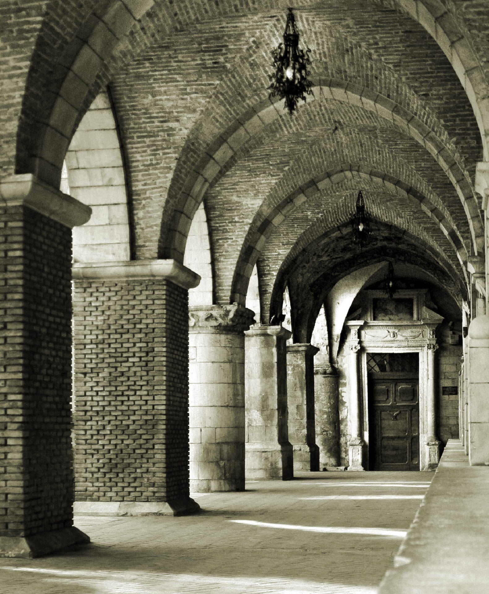 portico, church, santa maria maggiore, italy, architecture