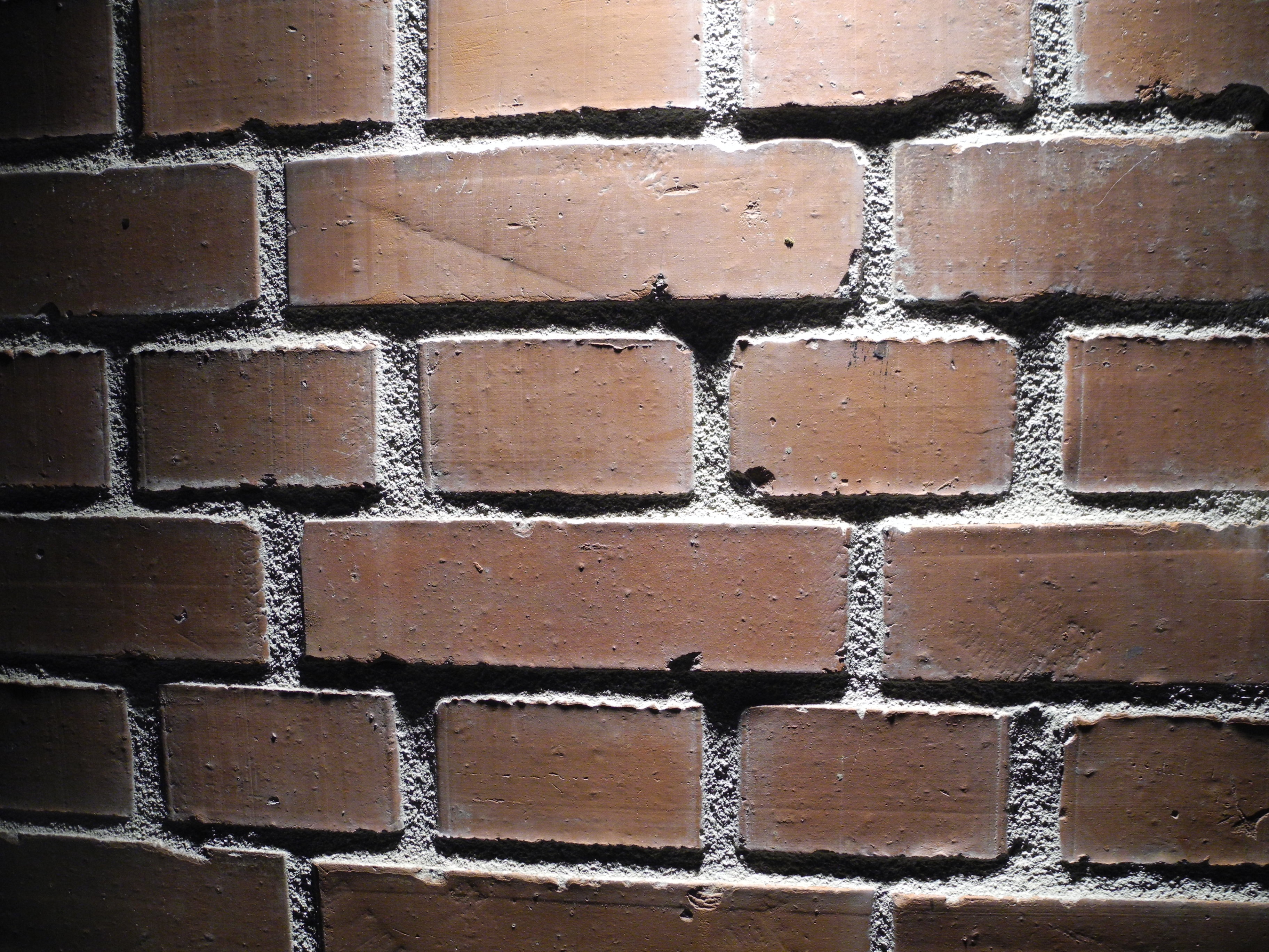 brick wall, light, shadow, background, full frame, backgrounds