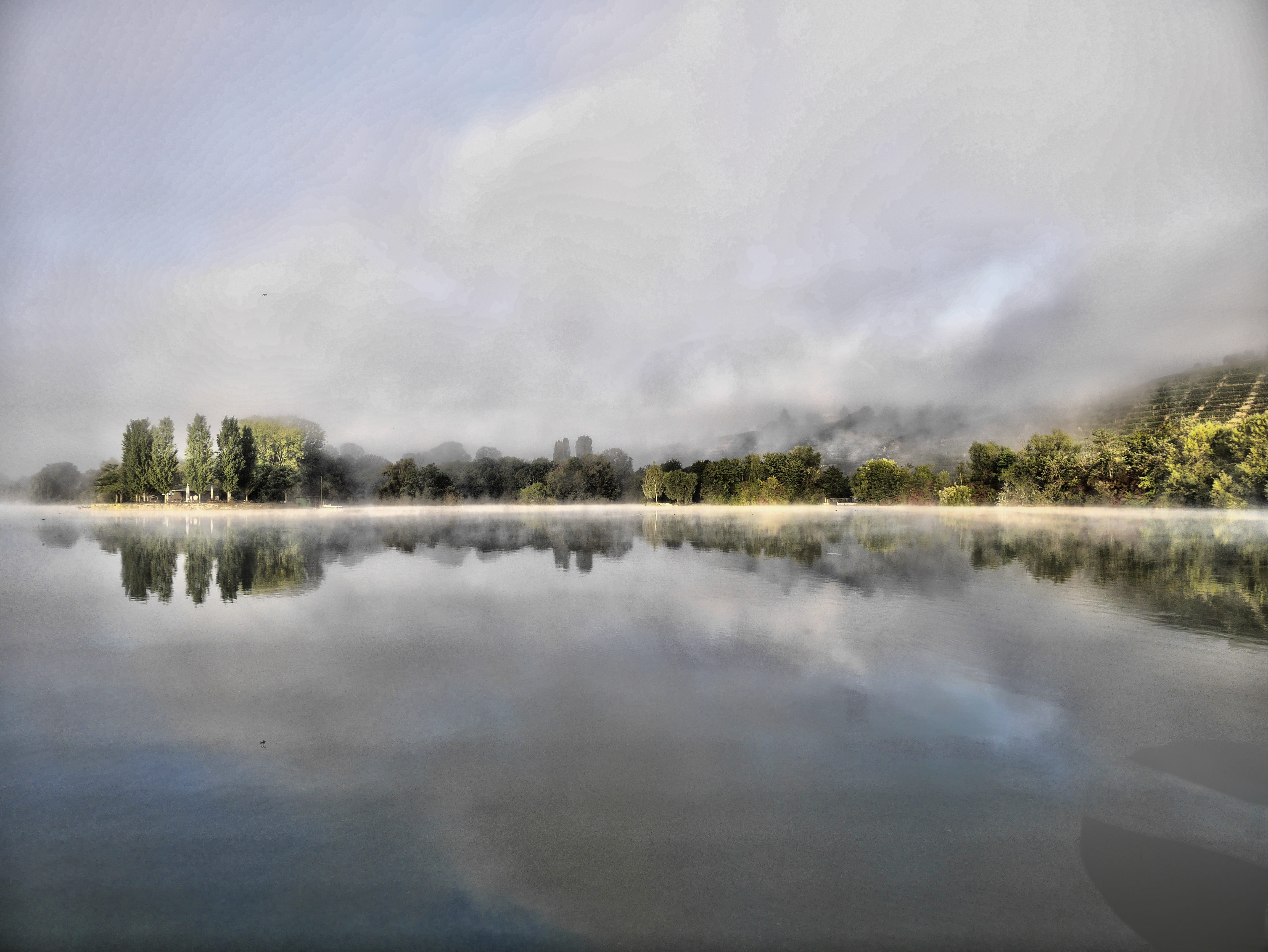 waters, lake, river, nature, reflection, landscape, tree, tranquility