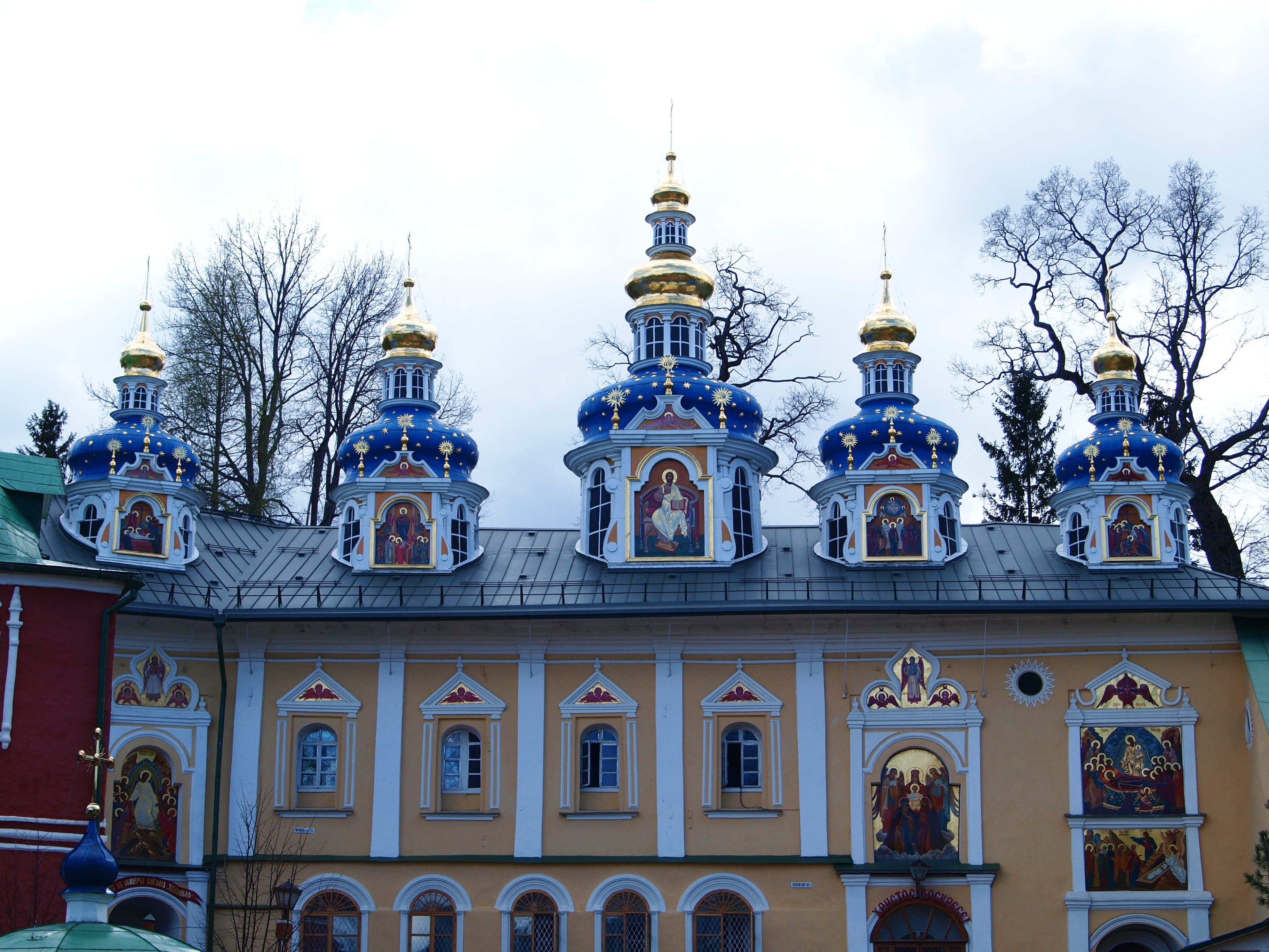 Monastery, Pchery, Dome, architecture, building exterior, built structure
