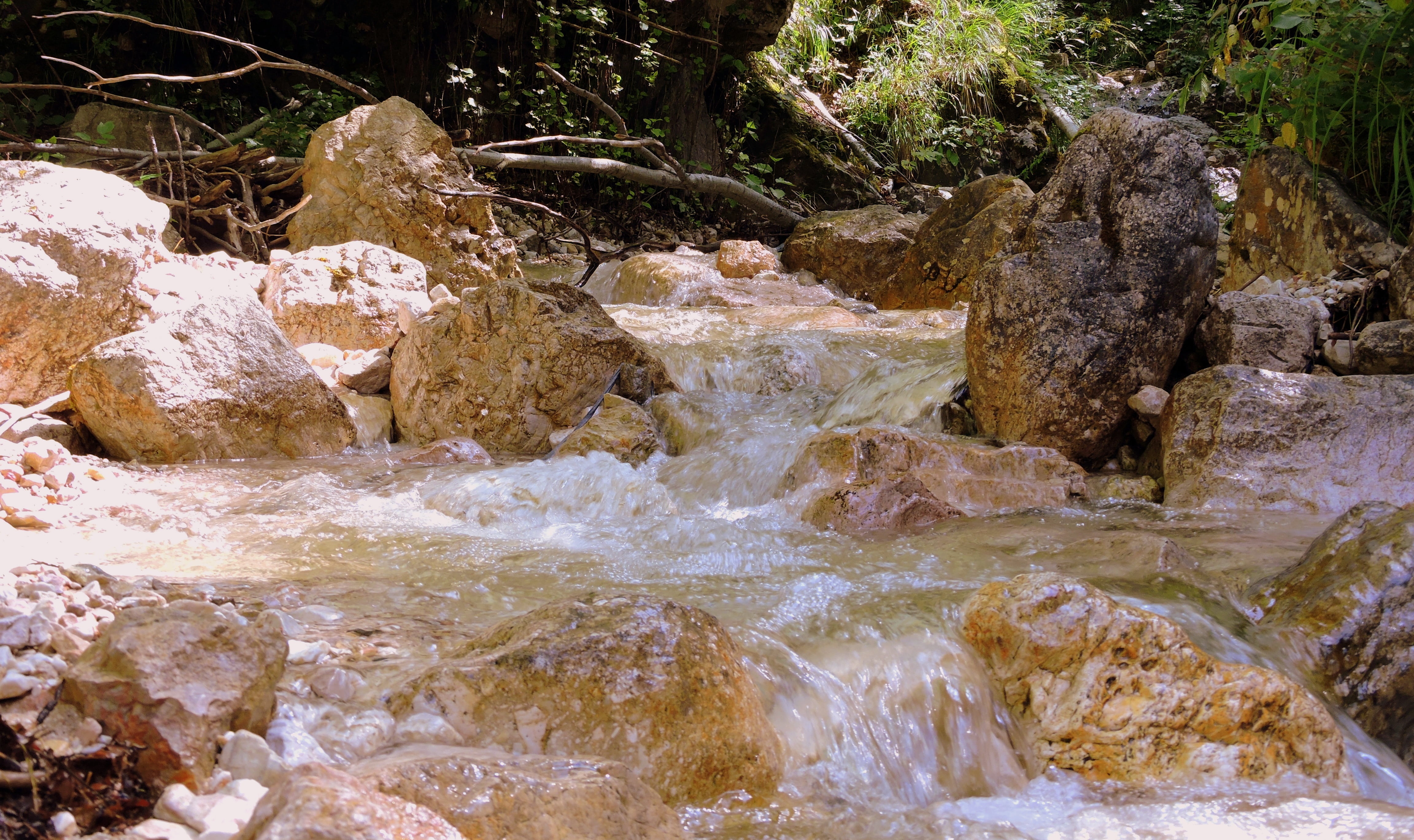 waterfall, source, torrent, rock, stone, clear, fresh, rock - object