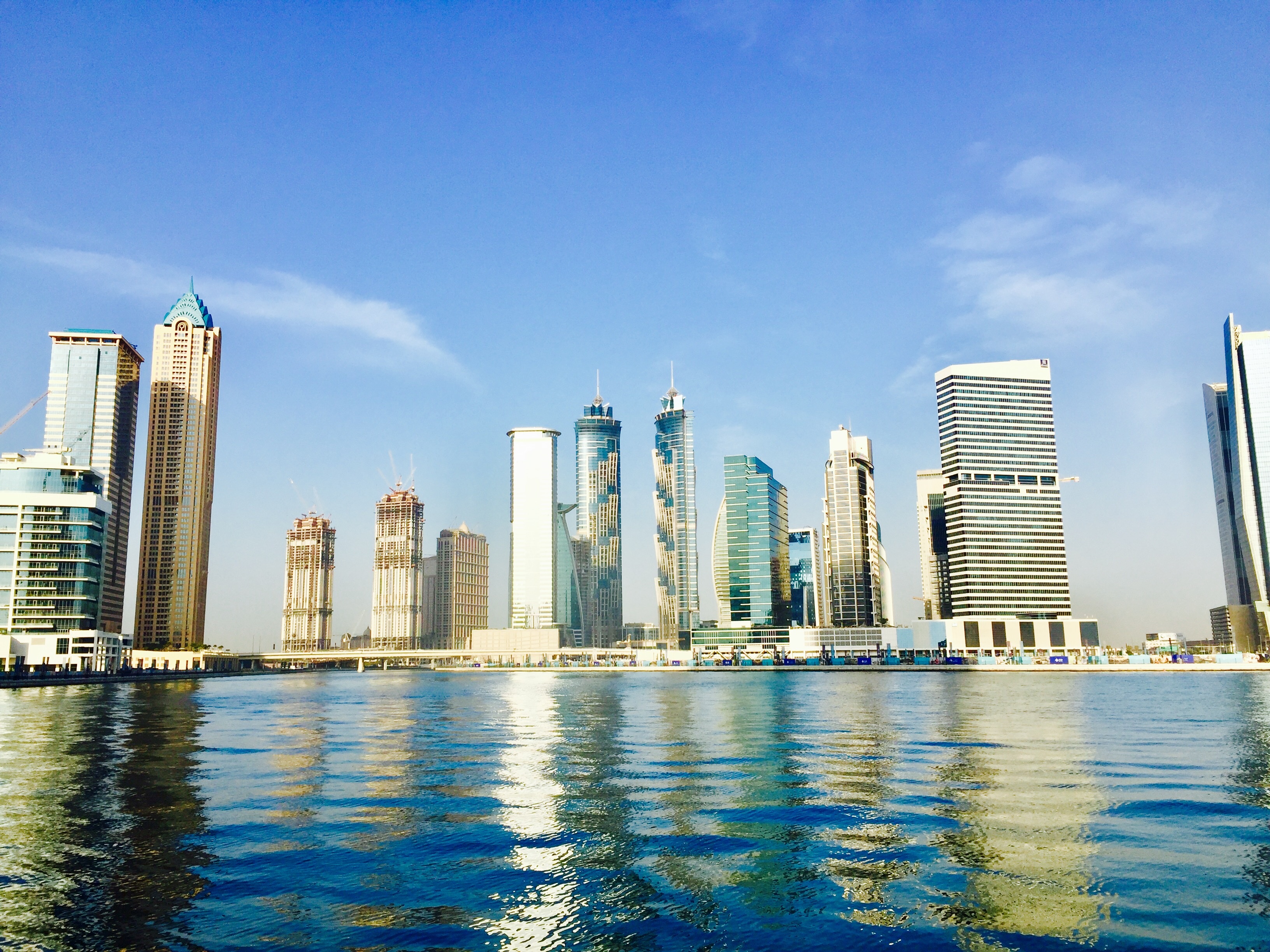 dubai, canal, uae, skyscraper, united Arab Emirates, architecture